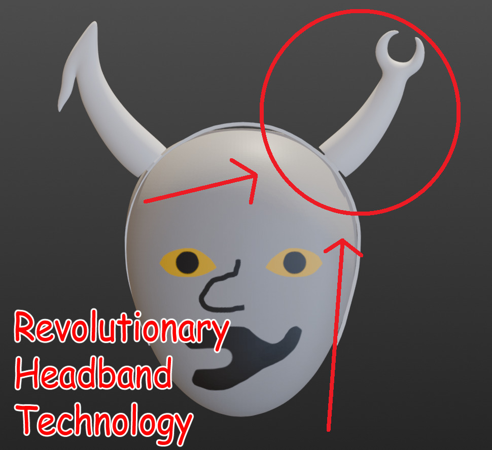 Troll Cosplay Horns 3D print model_1