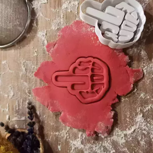 Rude Middle Finger Cookie Cutter - Fck You - for Mean People 3D print model