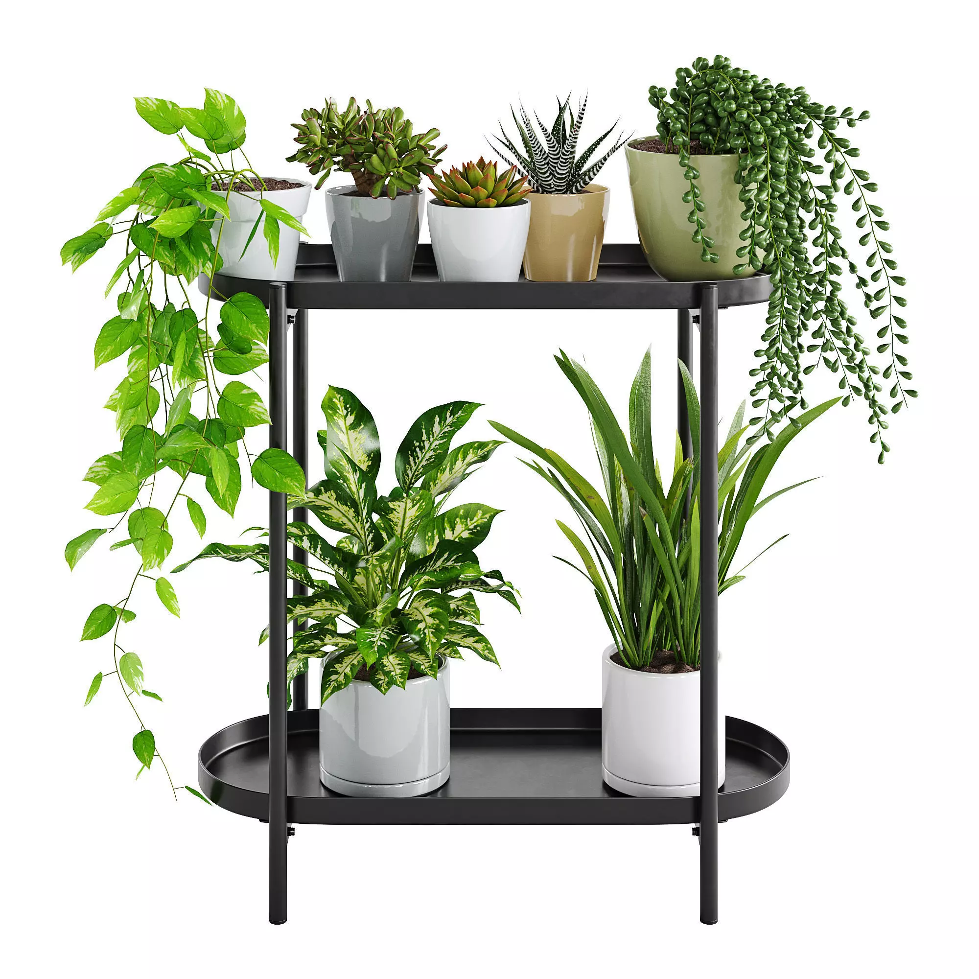 Houseplant 88 Olivblad plant stand 3D model_0
