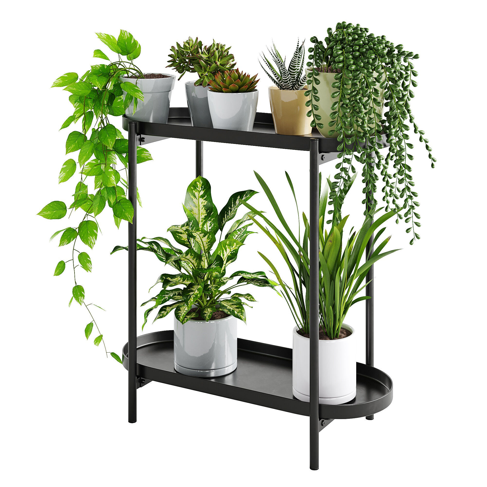 Houseplant 88 Olivblad plant stand 3D model_3