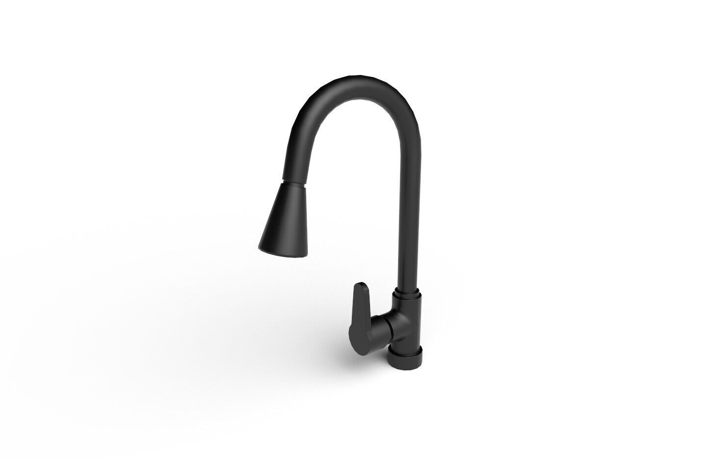 Faucet M14 Low-poly 3D model_3