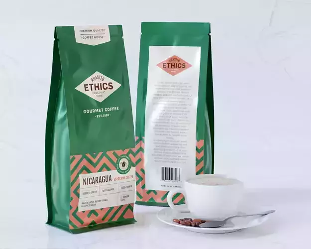 Coffee Bag Packaging 3D model