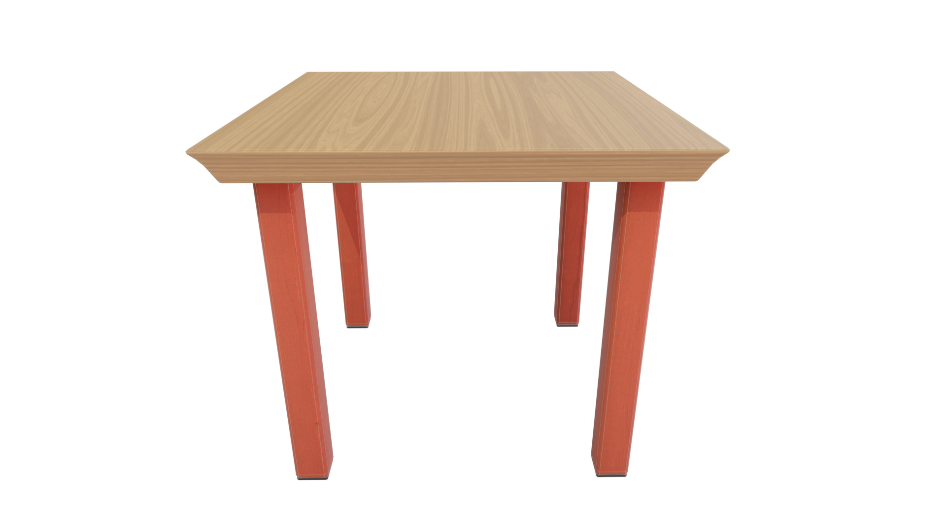 Outdoor Table Low-poly 3D model_3