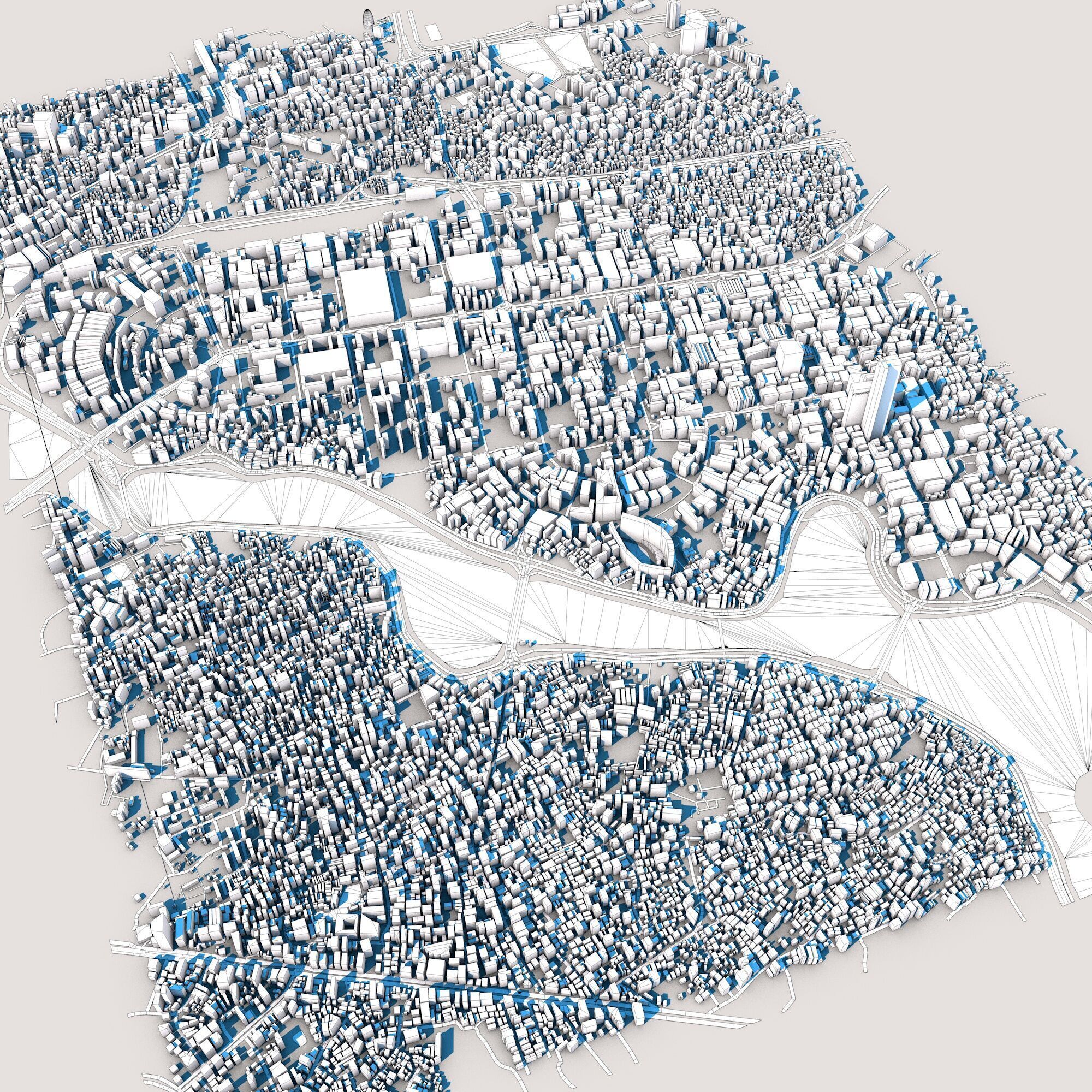 Dhaka City Bangladesh 3D model_11