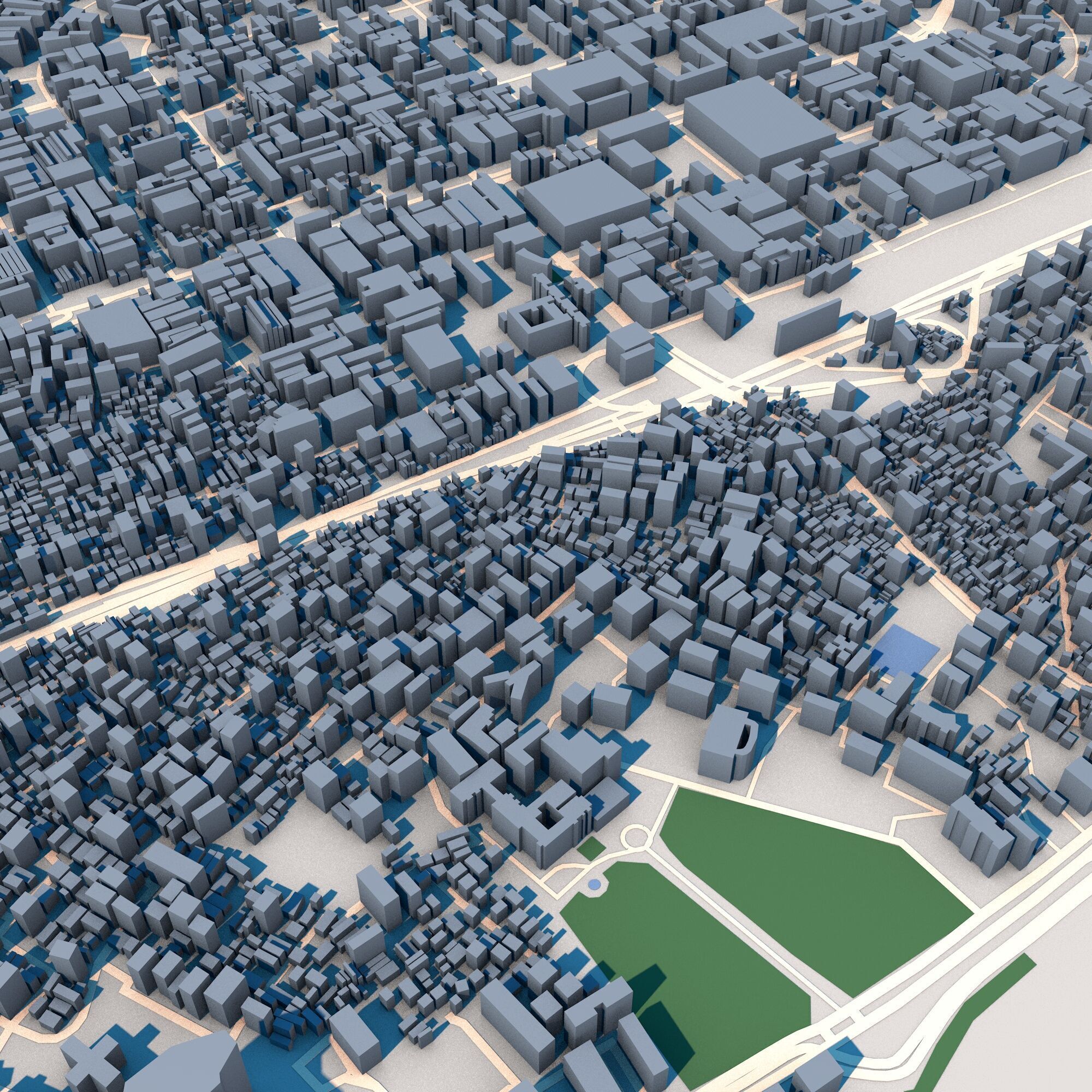 Dhaka City Bangladesh 3D model_9