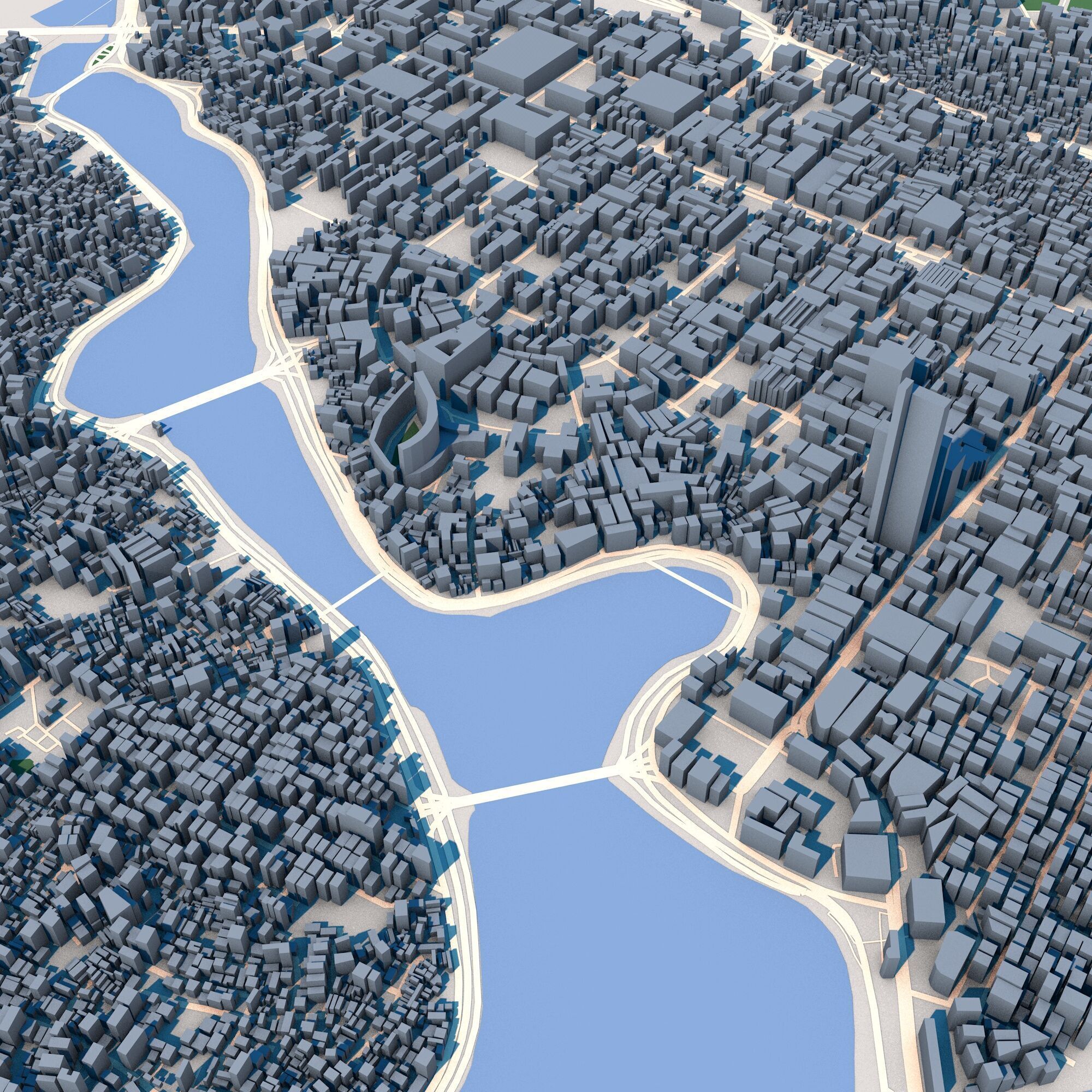 Dhaka City Bangladesh 3D model_6