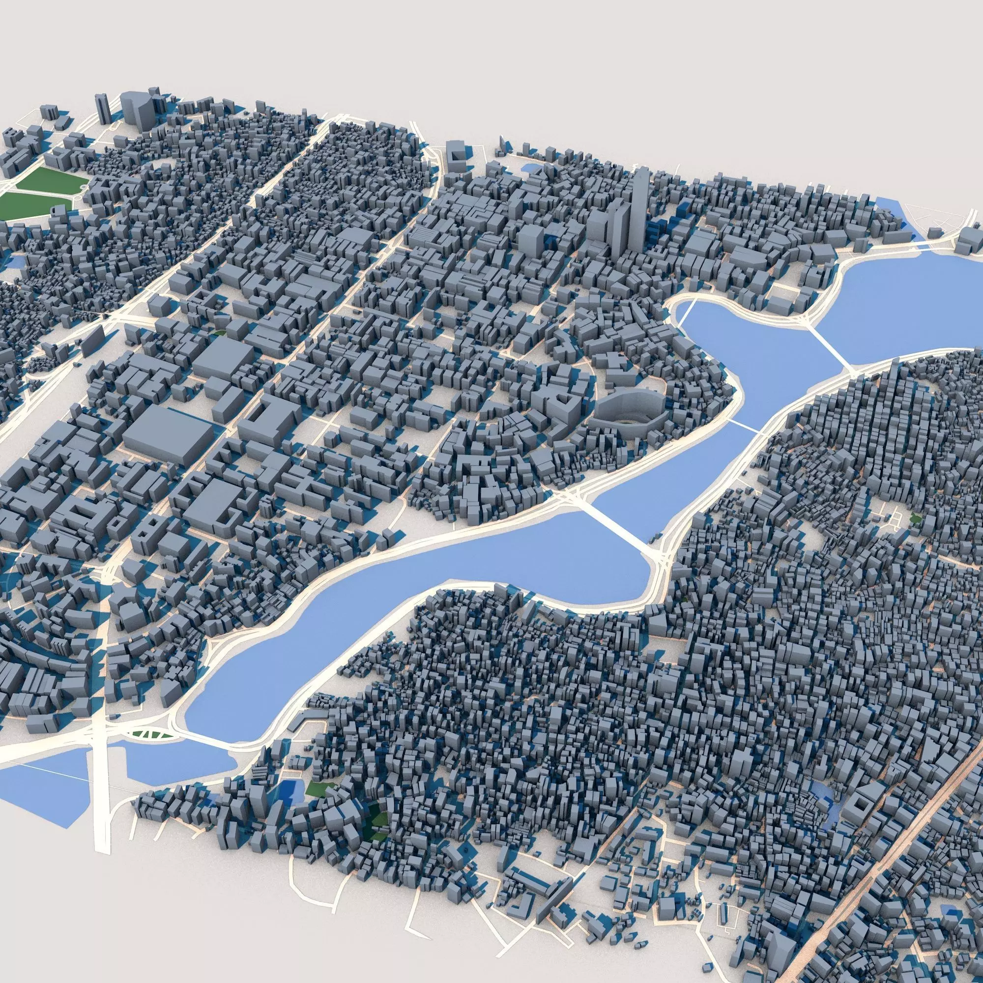 Dhaka City Bangladesh 3D model_0