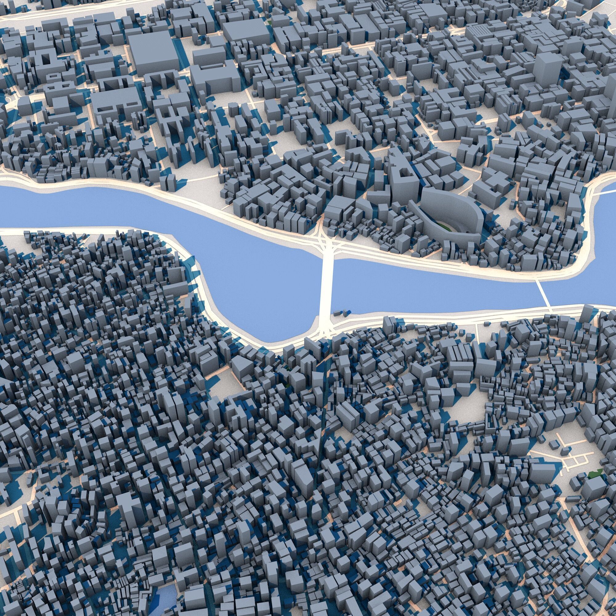 Dhaka City Bangladesh 3D model_5