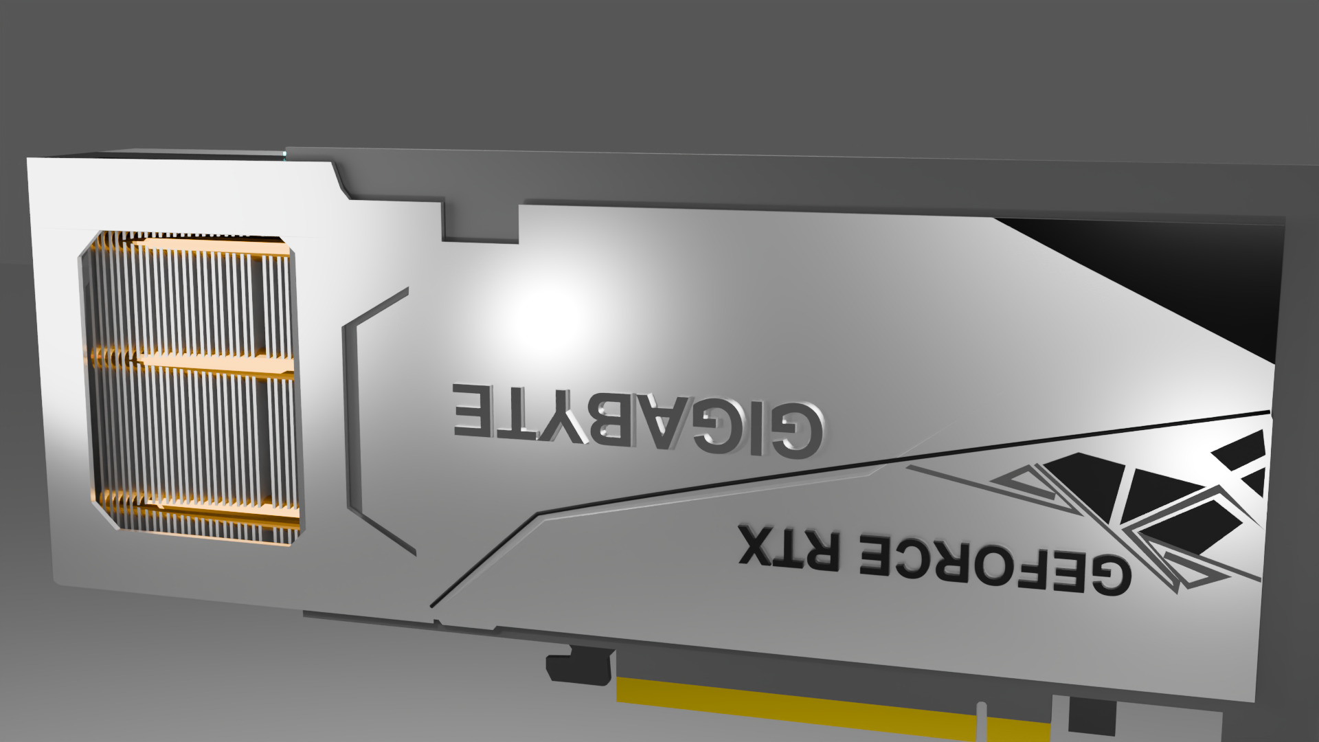 3D model Nvidia Geforce RTX 3060 12GB Gigabyte Gaming OC VR / AR 