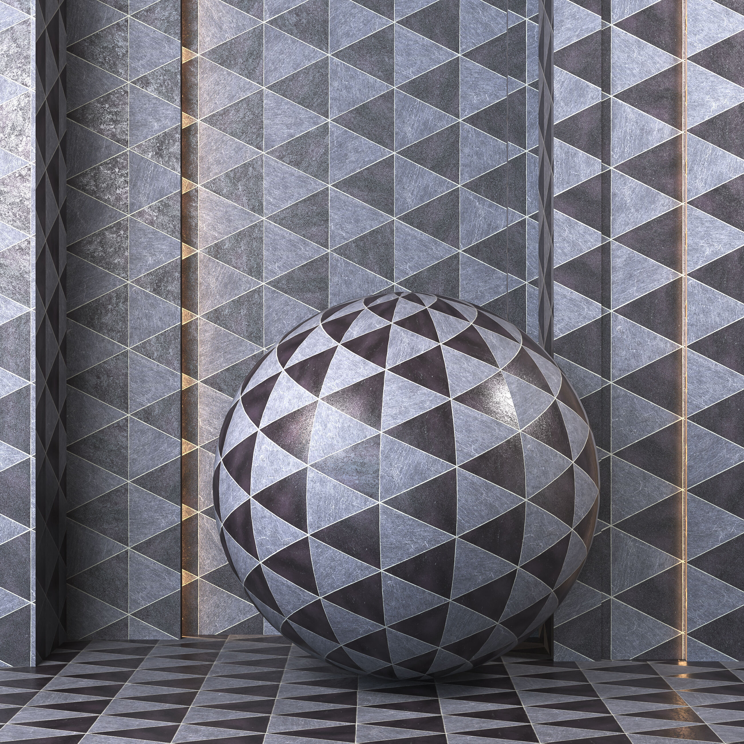 4K Floor Tile Textures - Premium PBR - 4 Patterns - Floor Tiles Texture_2