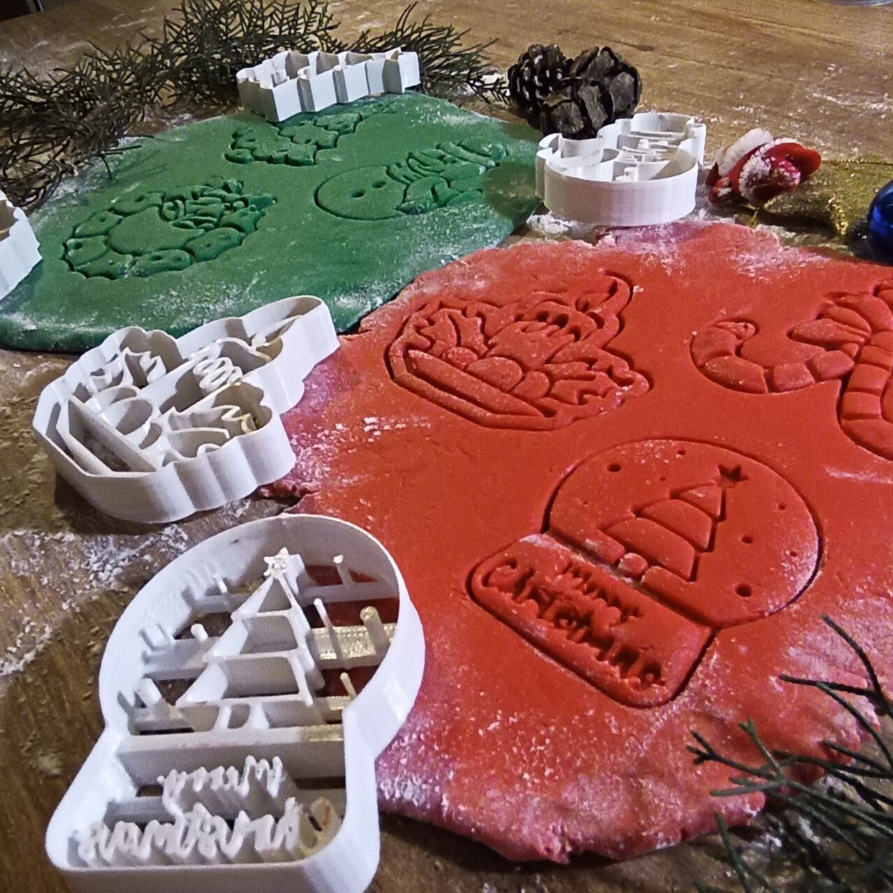 6 pcs Christmas Cookie Cutter - Mini Bundle Cute Cutters 3D print model_5