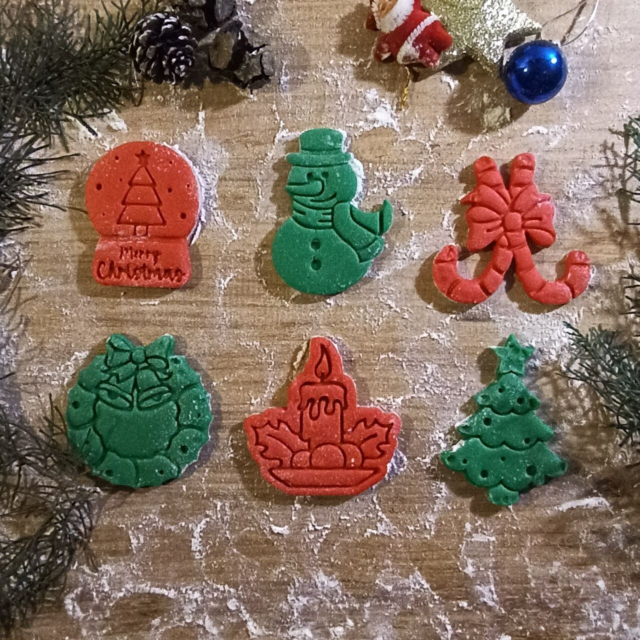 6 pcs Christmas Cookie Cutter - Mini Bundle Cute Cutters 3D print model_4