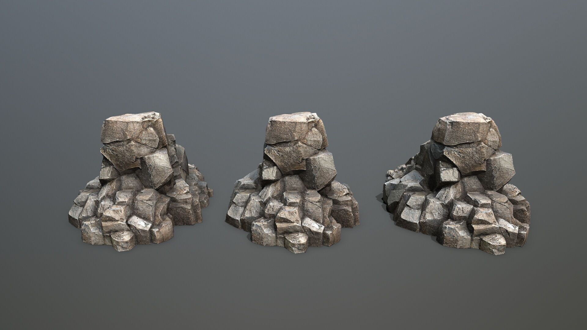 Cliff Mountain Low-poly 3D model_14