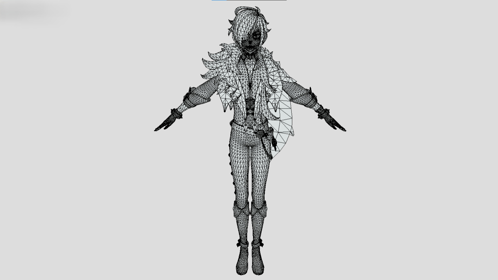 Kaeya - Genshin Impact Low-poly 3D model_2