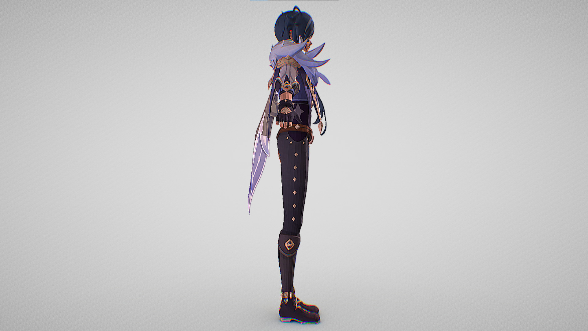 Kaeya - Genshin Impact Low-poly 3D model_4