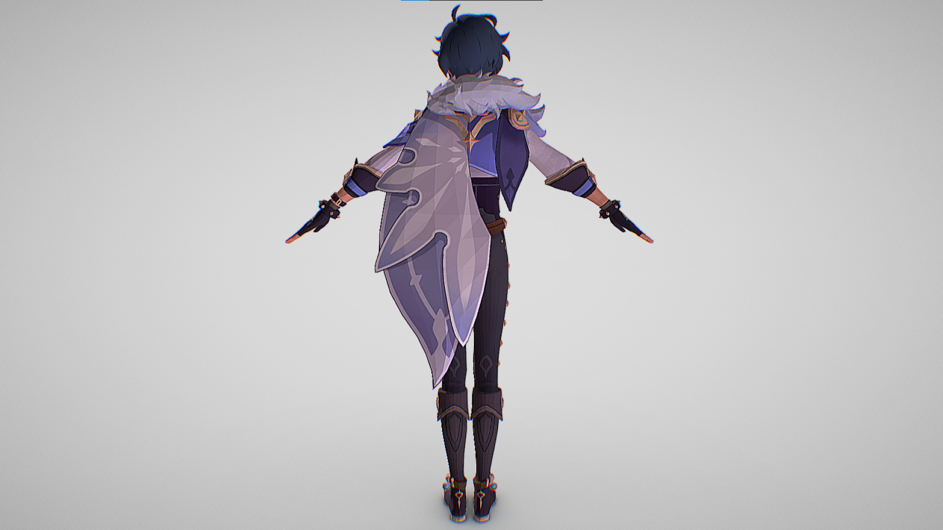 Kaeya - Genshin Impact Low-poly 3D model_3
