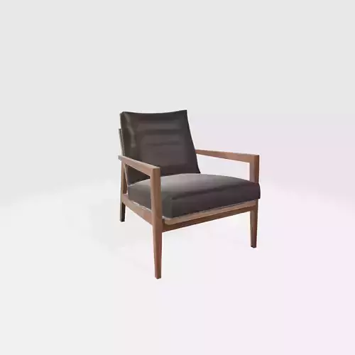 Sophisticated Wooden Armchair