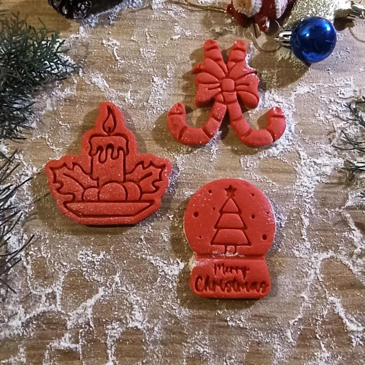 3 pcs Christmas Cookie Cutter - Mini Bundle Cute Cutters 3D print model_7