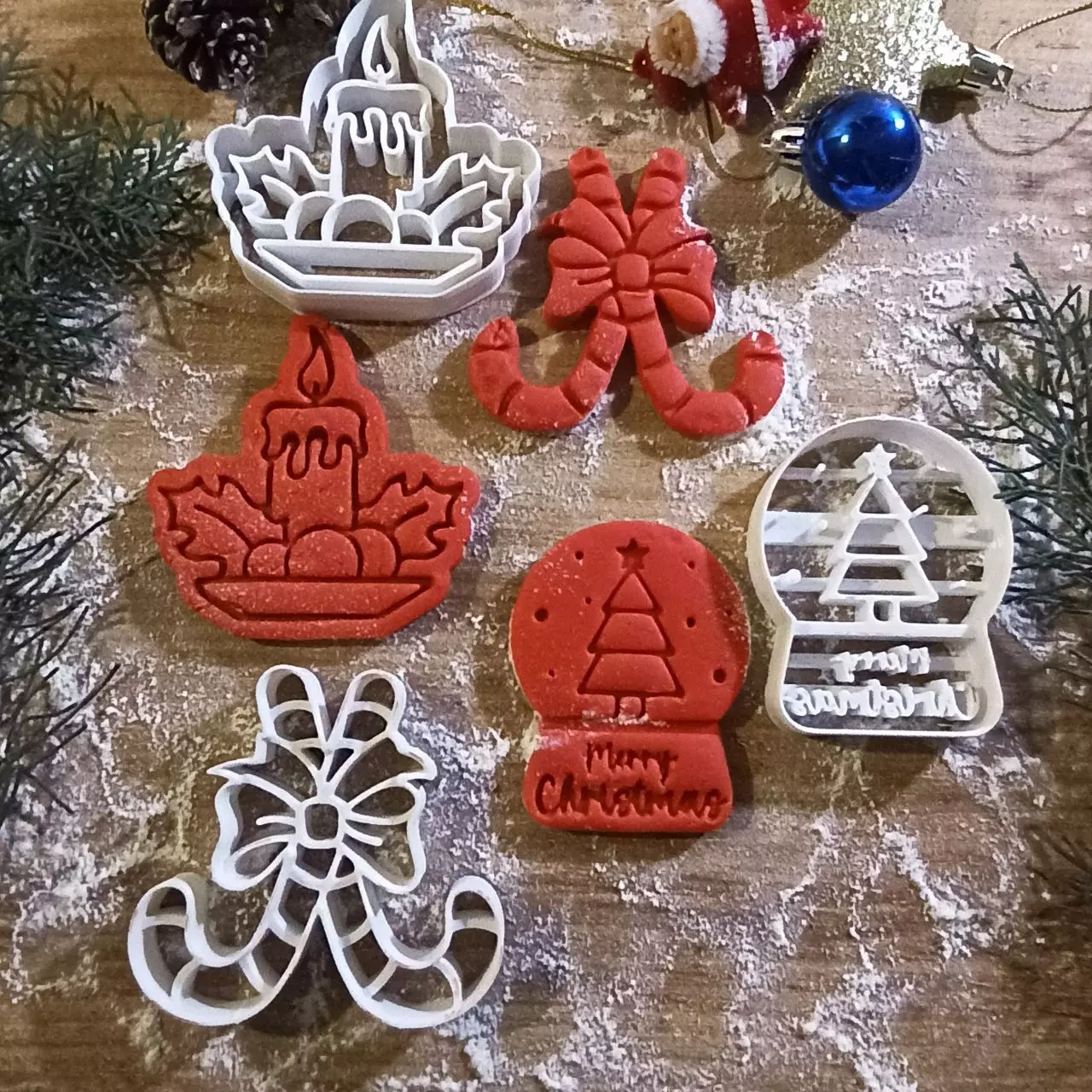 3 pcs Christmas Cookie Cutter - Mini Bundle Cute Cutters 3D print model_2