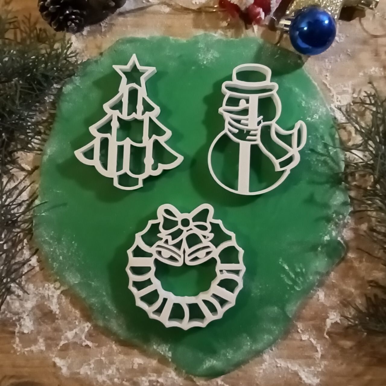 3 pcs - Christmas Cookie Cutter - Mini Bundle Cute Cutters 3D print model_6
