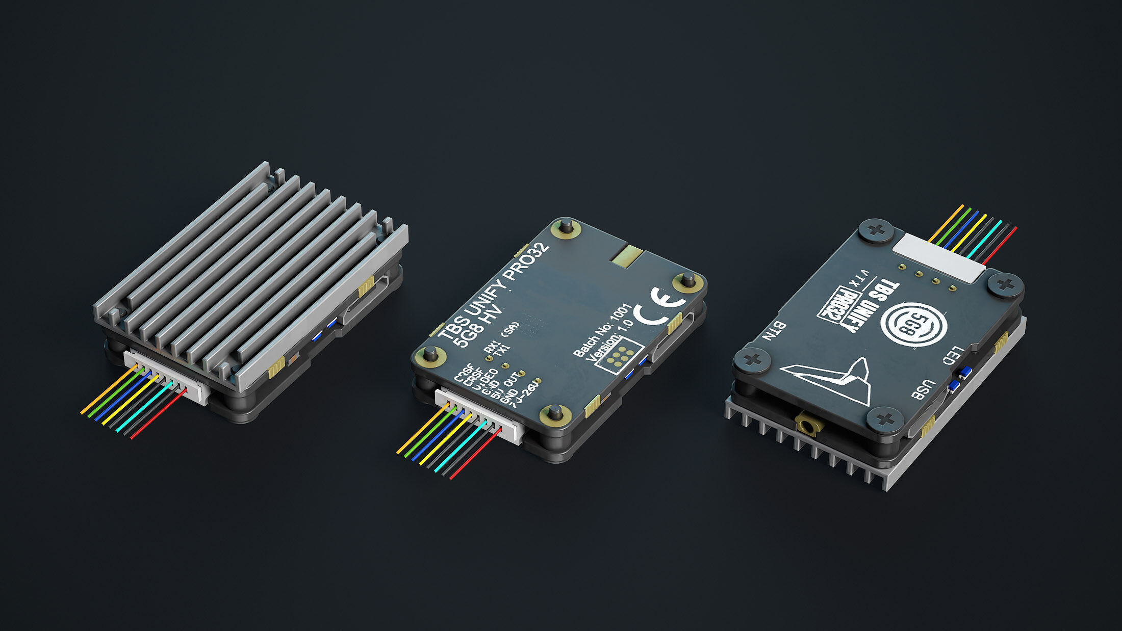 FPV Drone Parts Set Vol 2 Low-poly 3D model_14