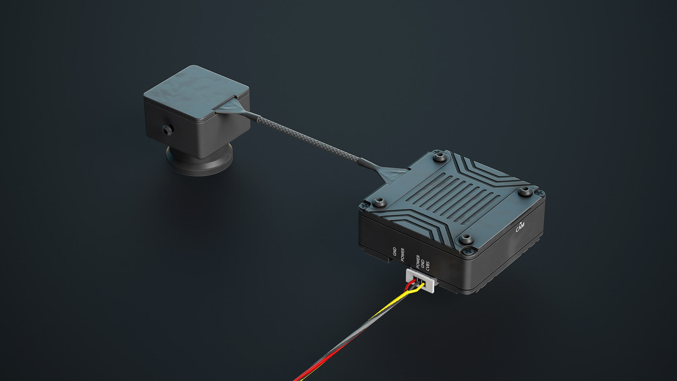 FPV Drone Parts Set Vol 2 Low-poly 3D model_2