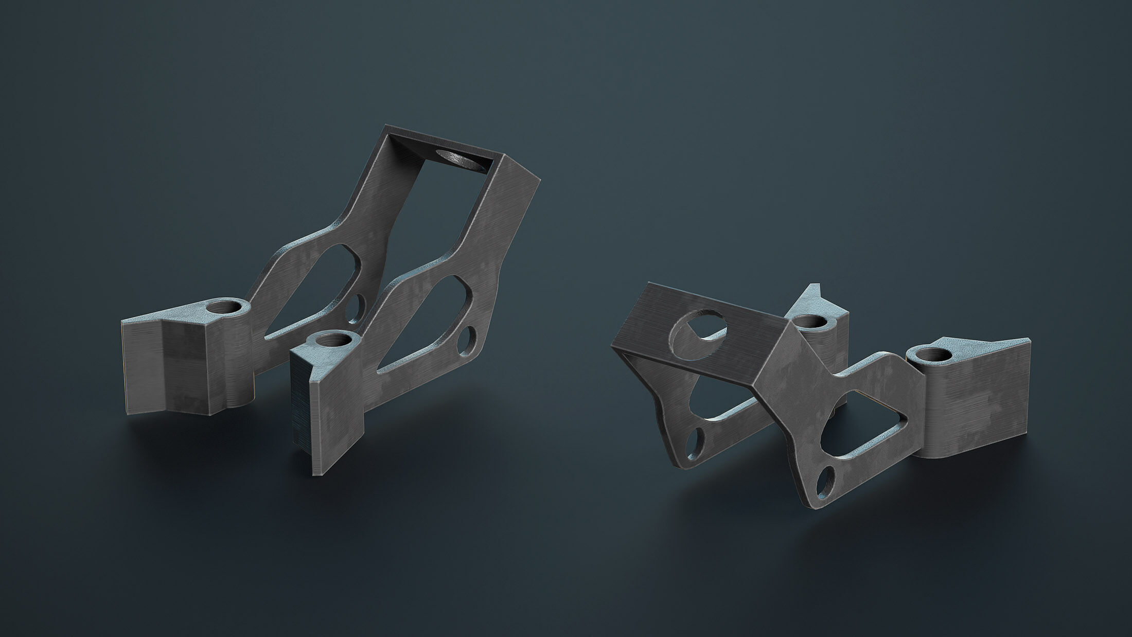 FPV Drone Parts Set Vol 2 Low-poly 3D model_4