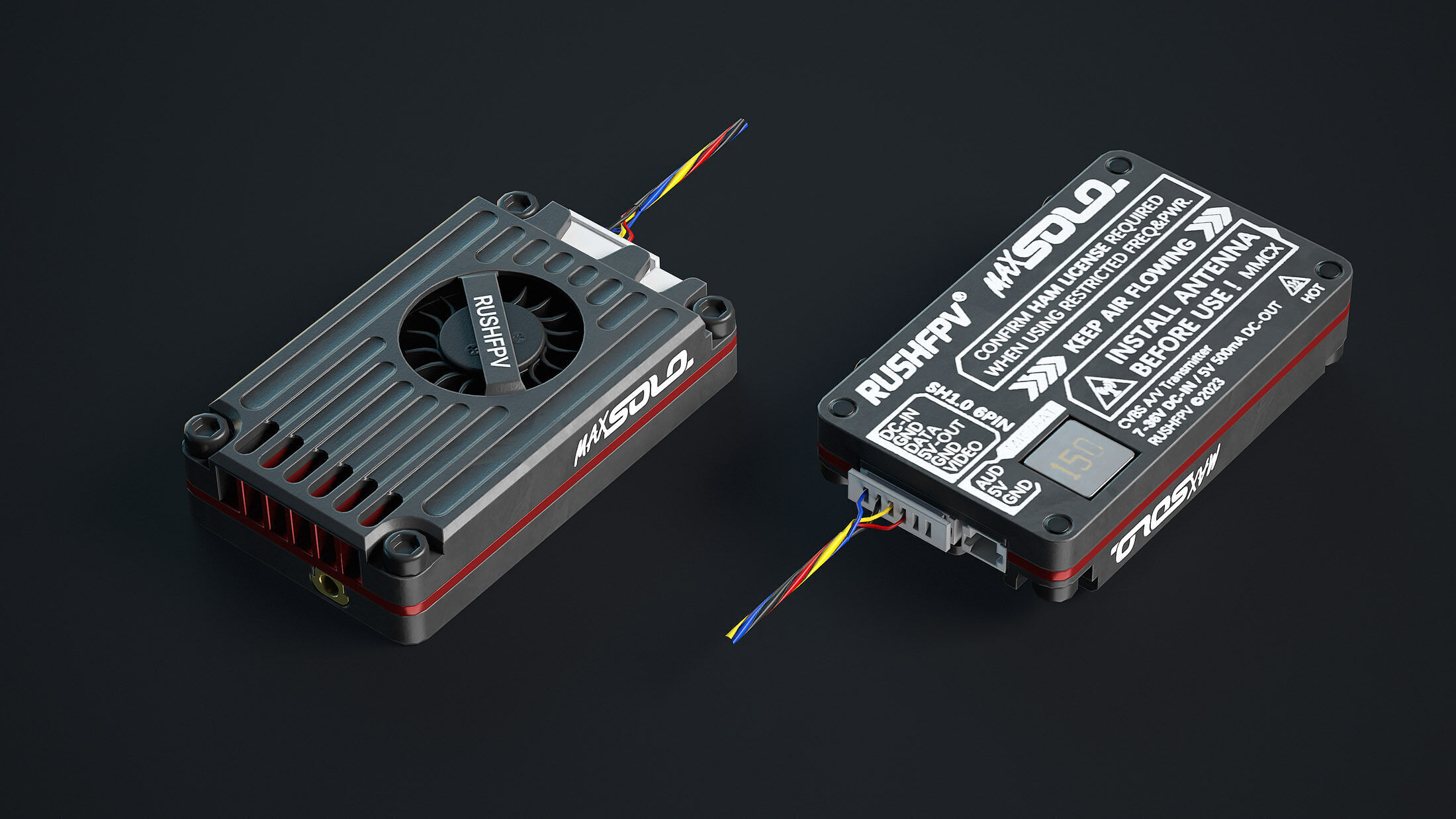 FPV Drone Parts Set Vol 2 Low-poly 3D model_10