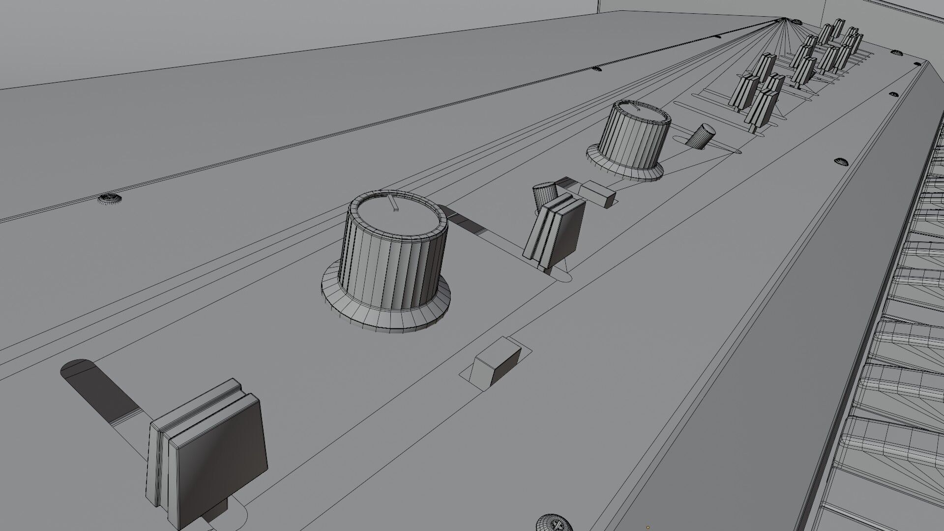 Synthesizer Roland Jupiter 4 3D model_9
