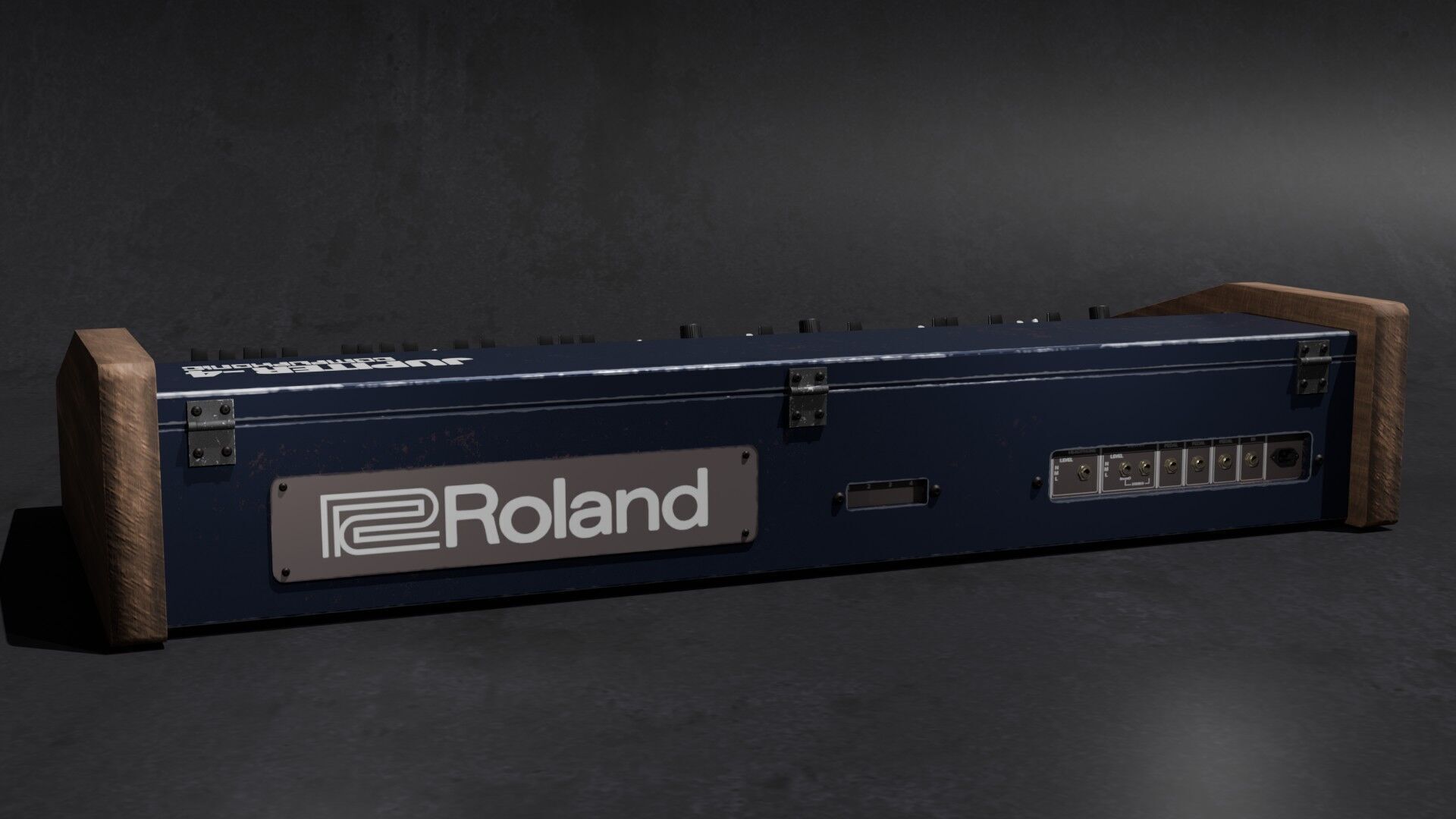 Synthesizer Roland Jupiter 4 3D model_4