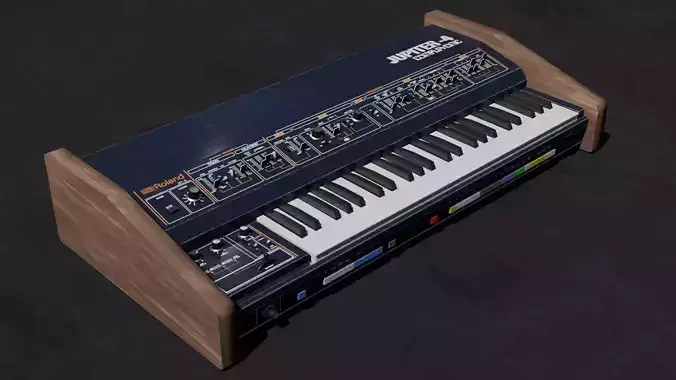 Synthesizer Roland Jupiter 4 3D model
