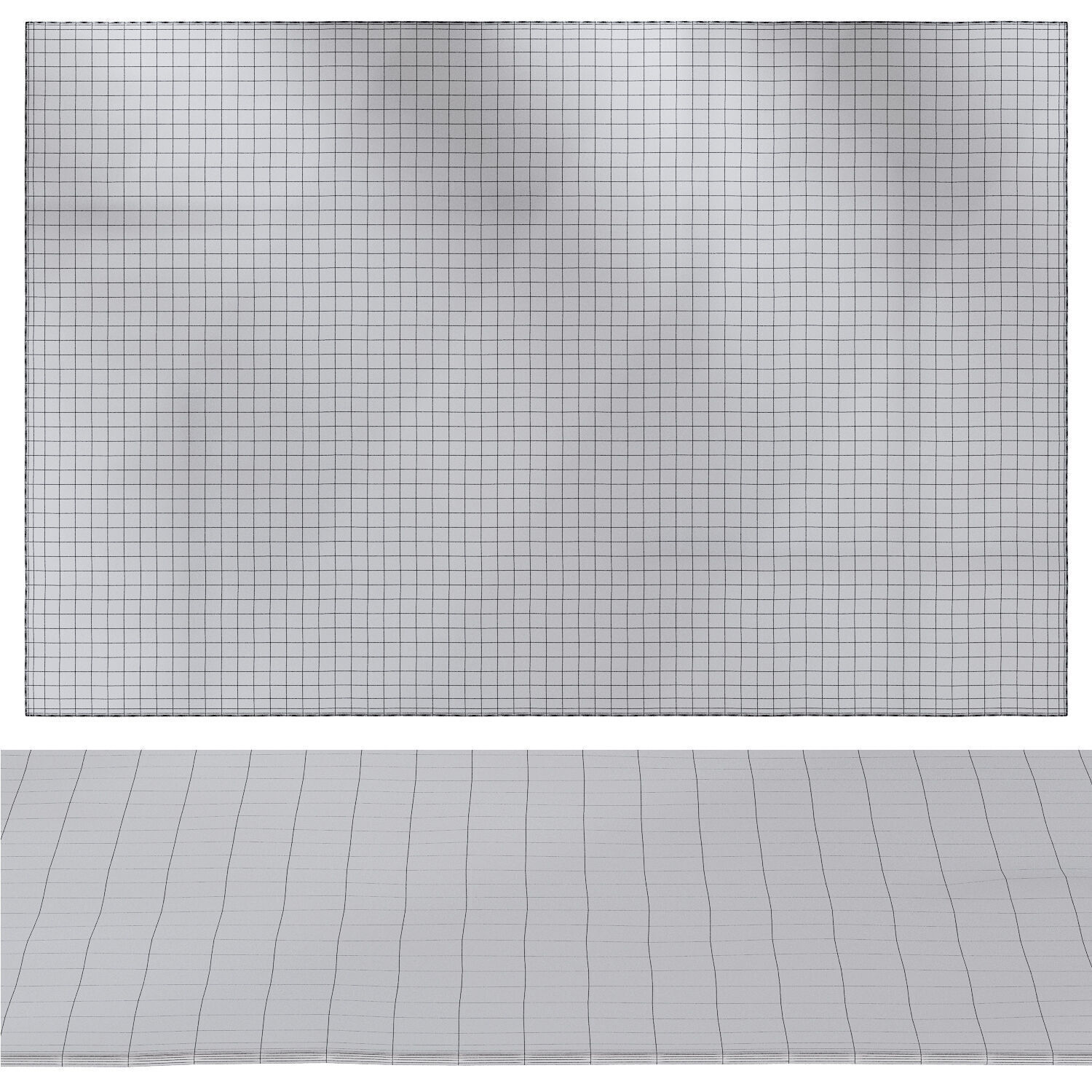 Iris Reversible White Rug 3D model_3