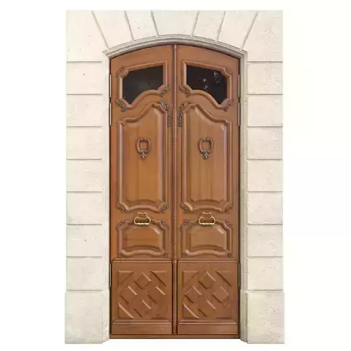 Entrance classic door 133