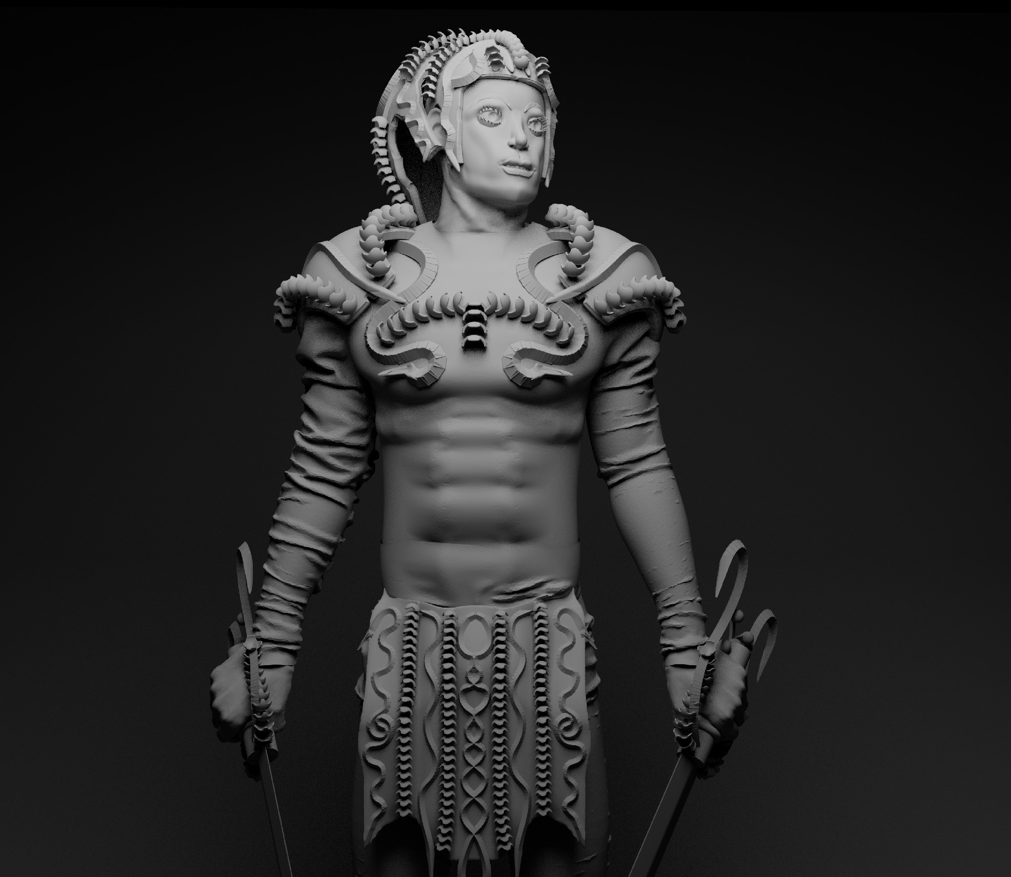 Gladiator Artur 3D model_4