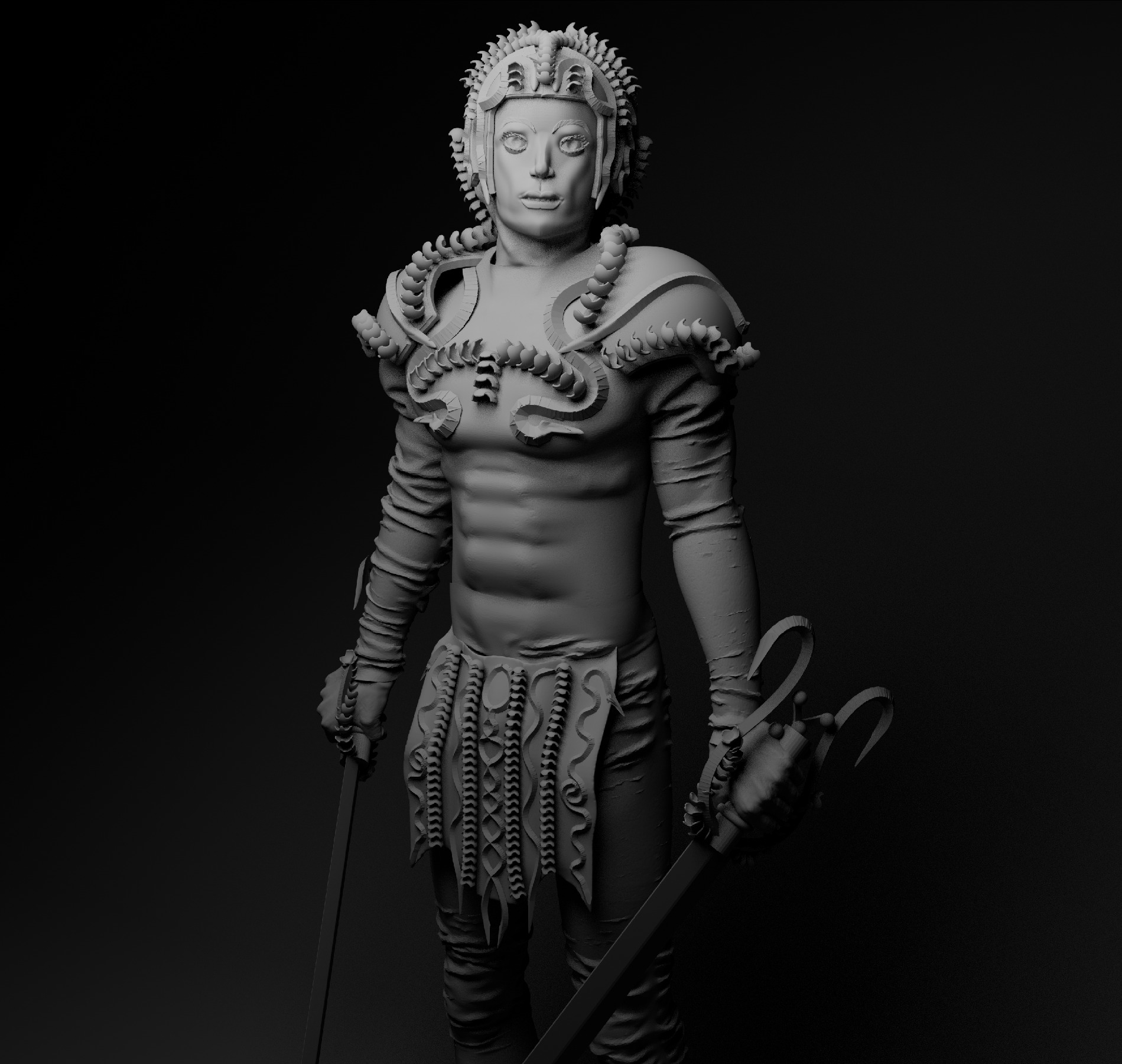 Gladiator Artur 3D model_1
