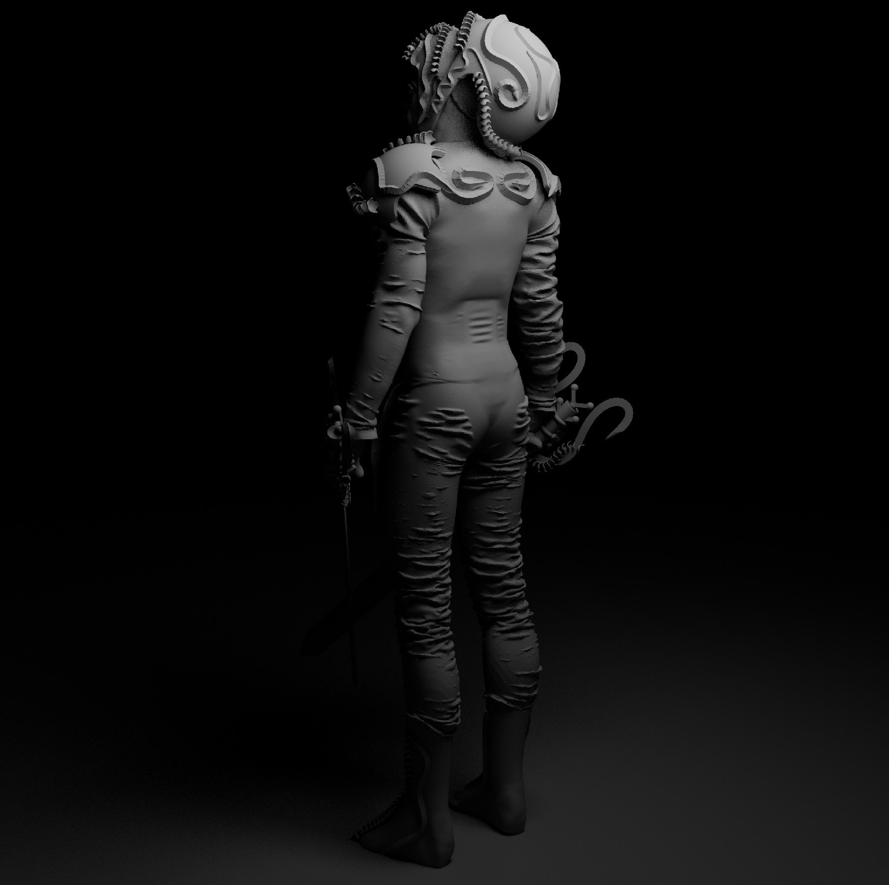 Gladiator Artur 3D model_8