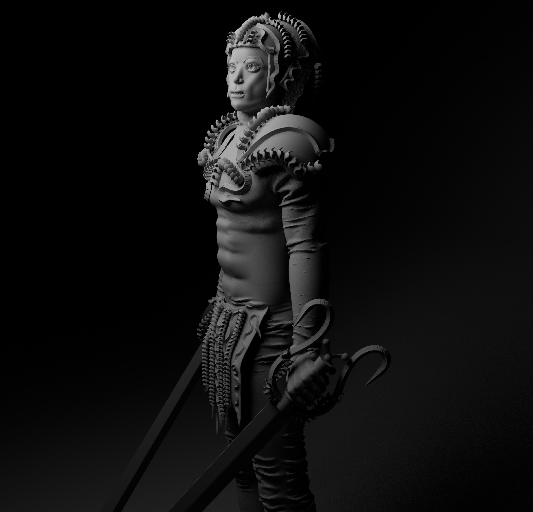 Gladiator Artur 3D model_3