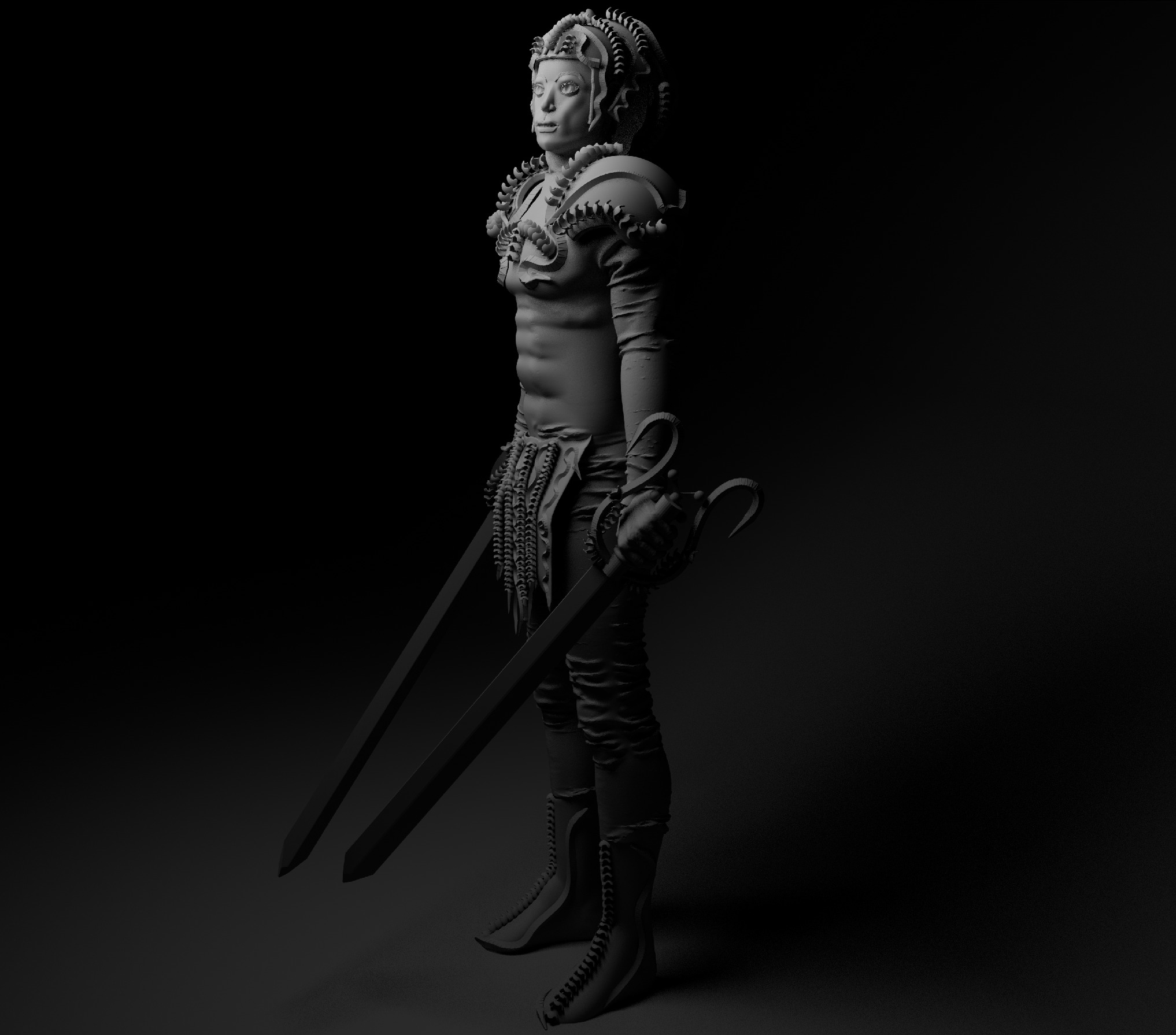 Gladiator Artur 3D model_2
