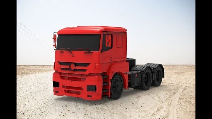 Mercedes-Benz Axor truck 3D model