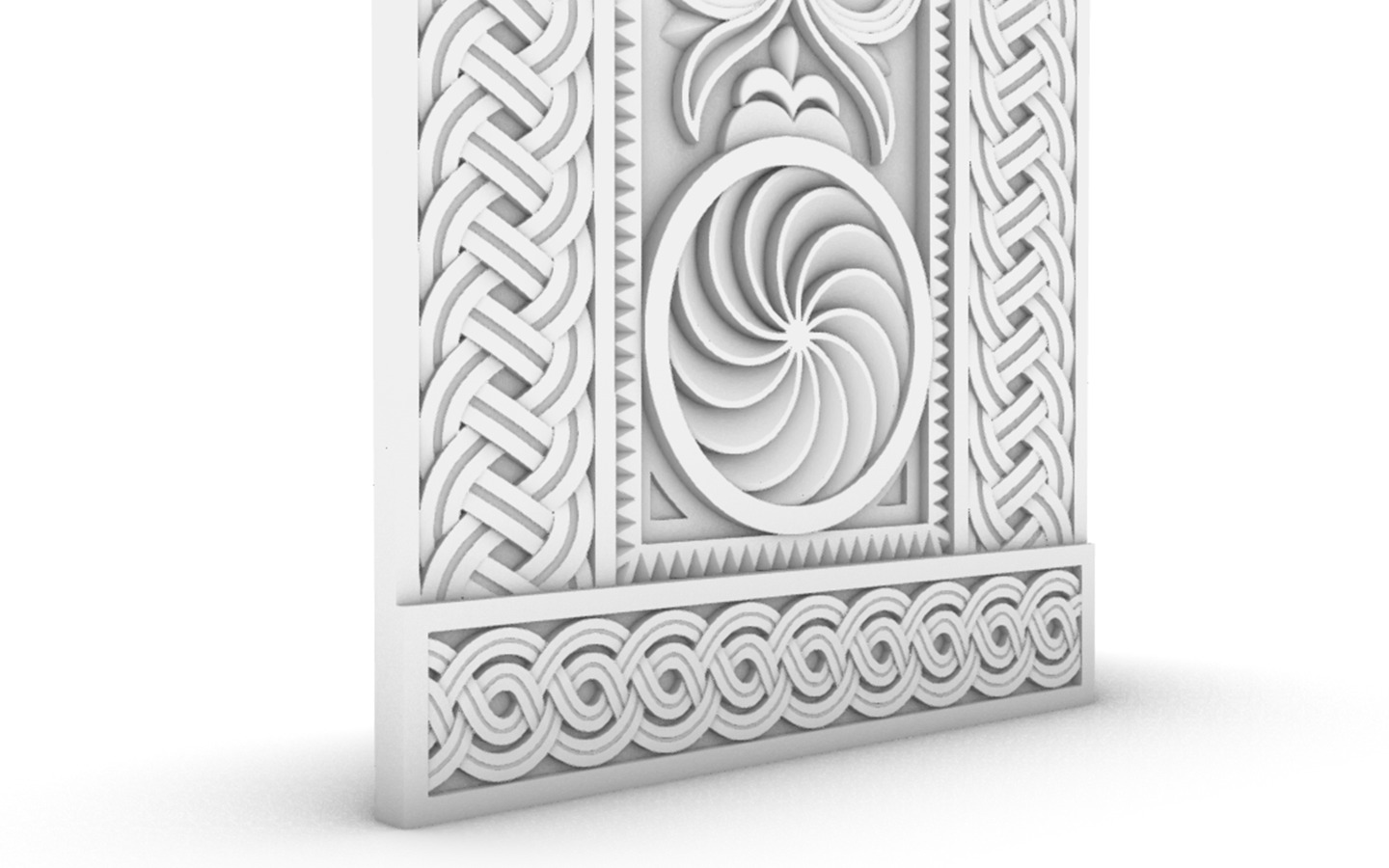 Armenian Cross-stone 02 3D print model_6