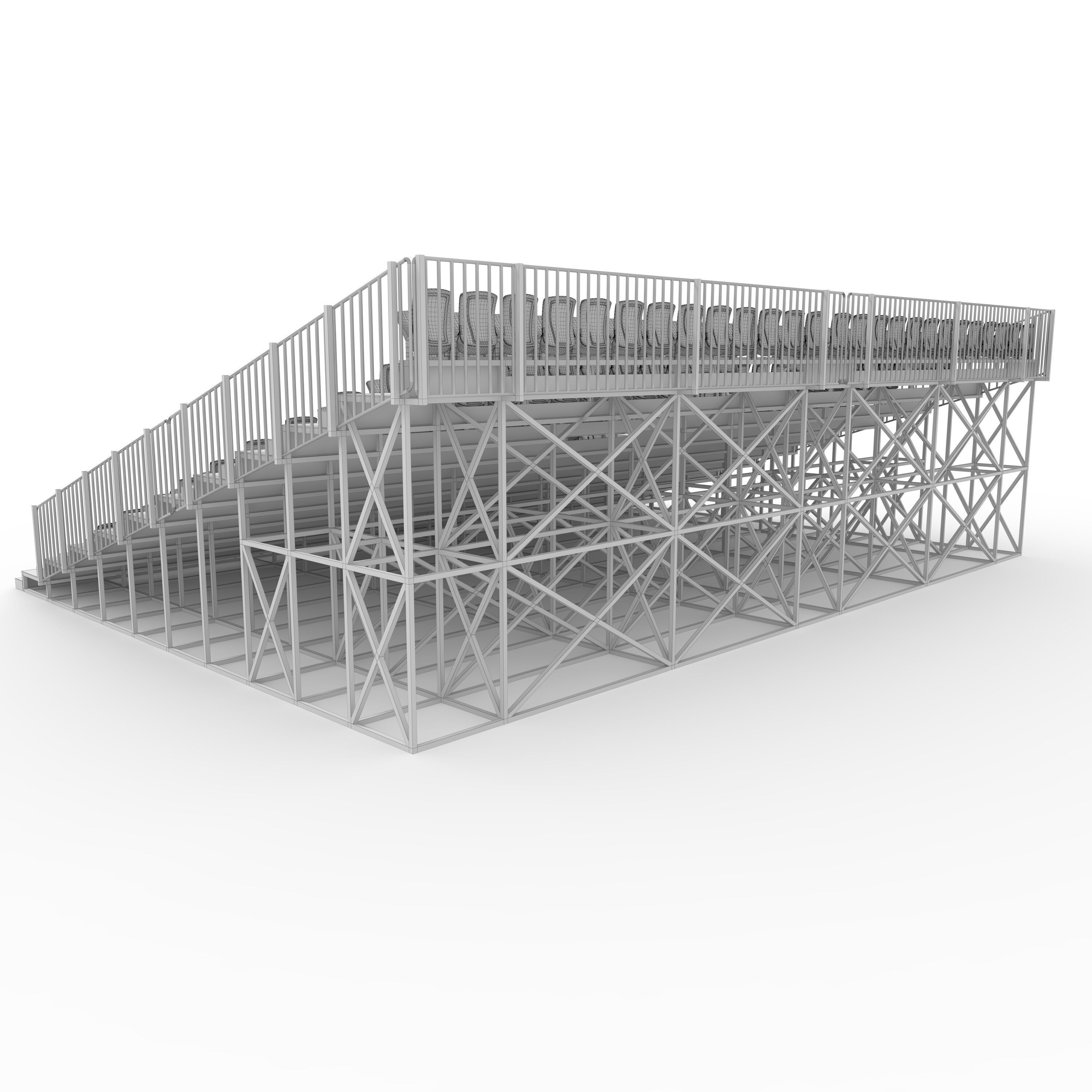 Bleachers 35 3D model_15