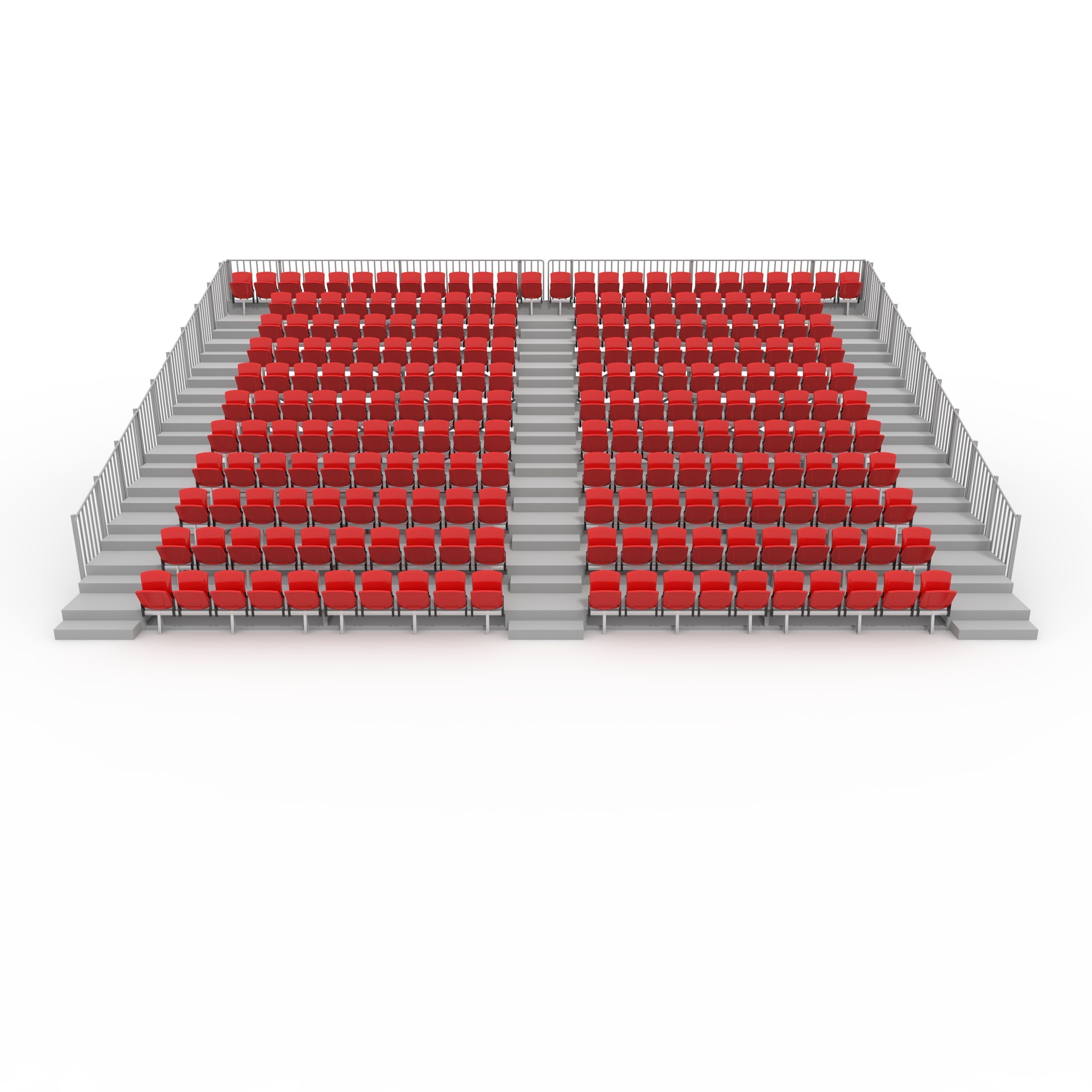 Bleachers 35 3D model_2