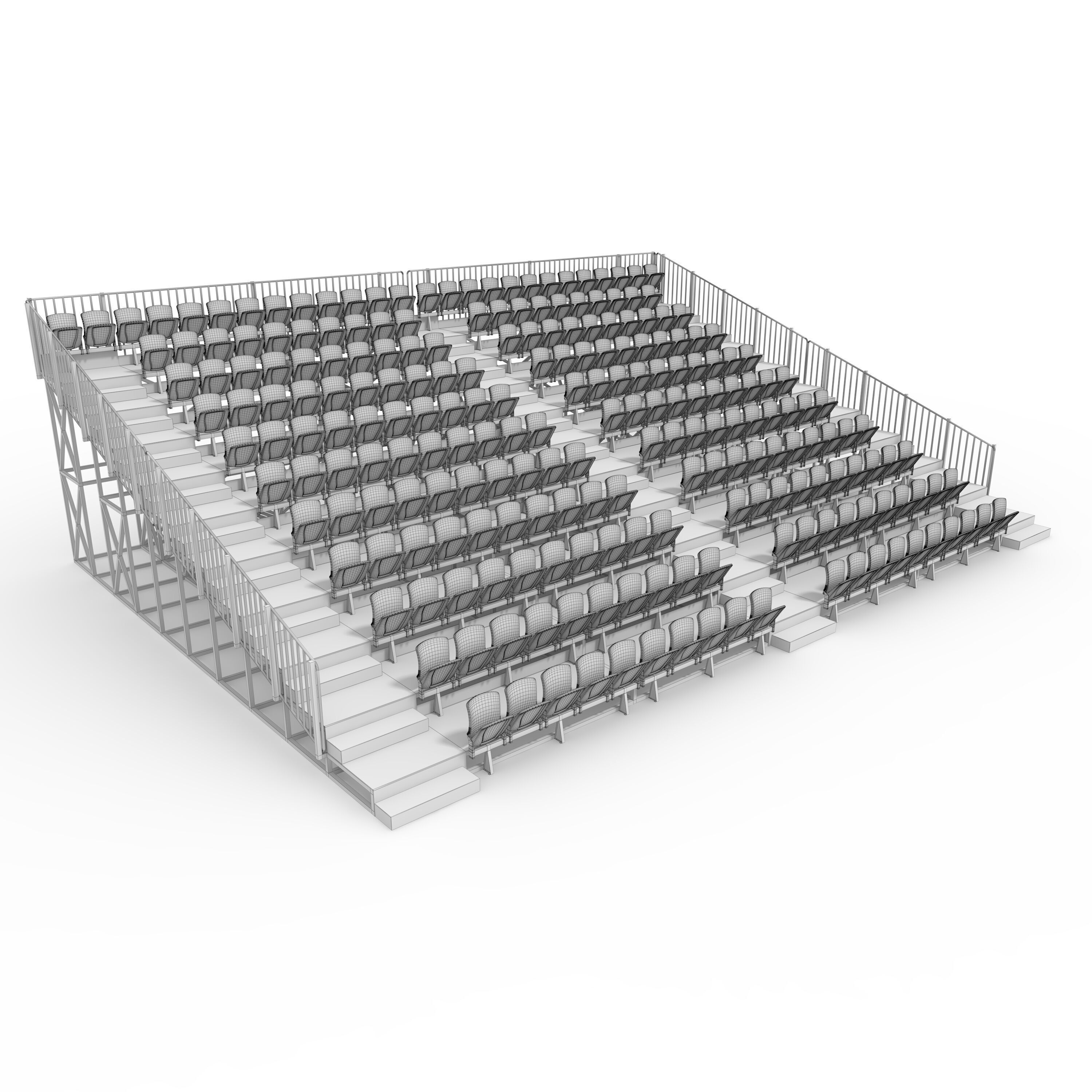 Bleachers 35 3D model_1