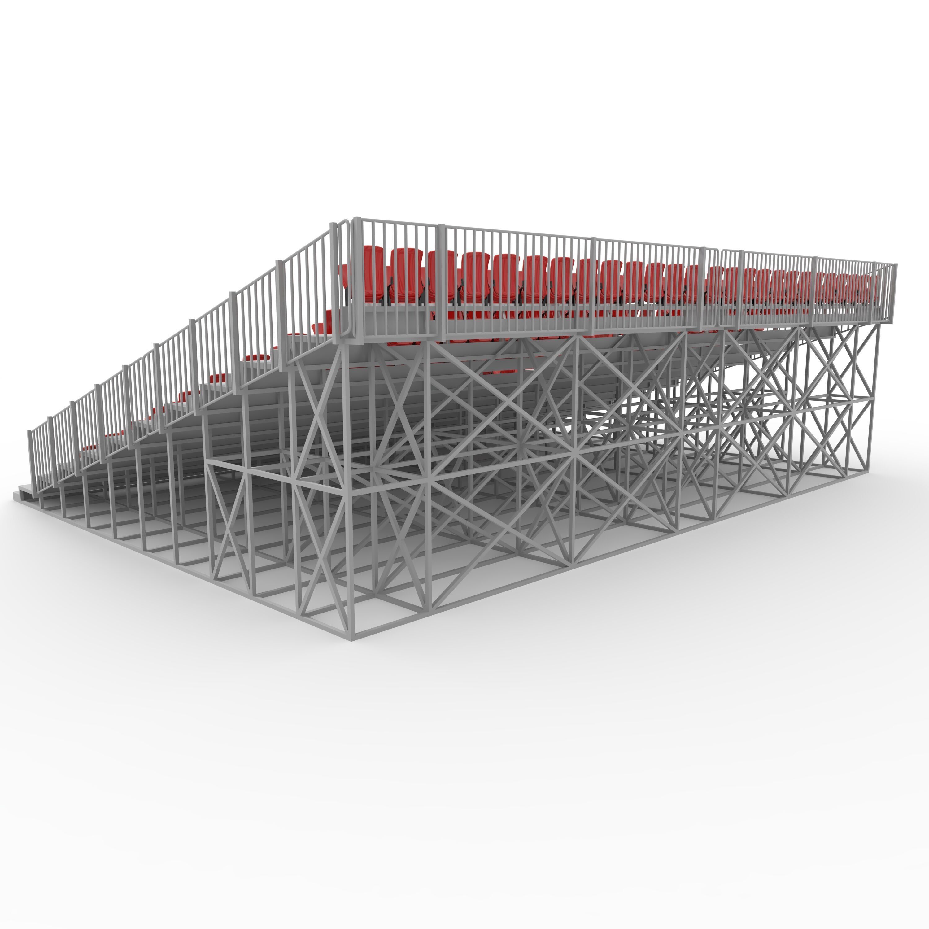 Bleachers 35 3D model_14