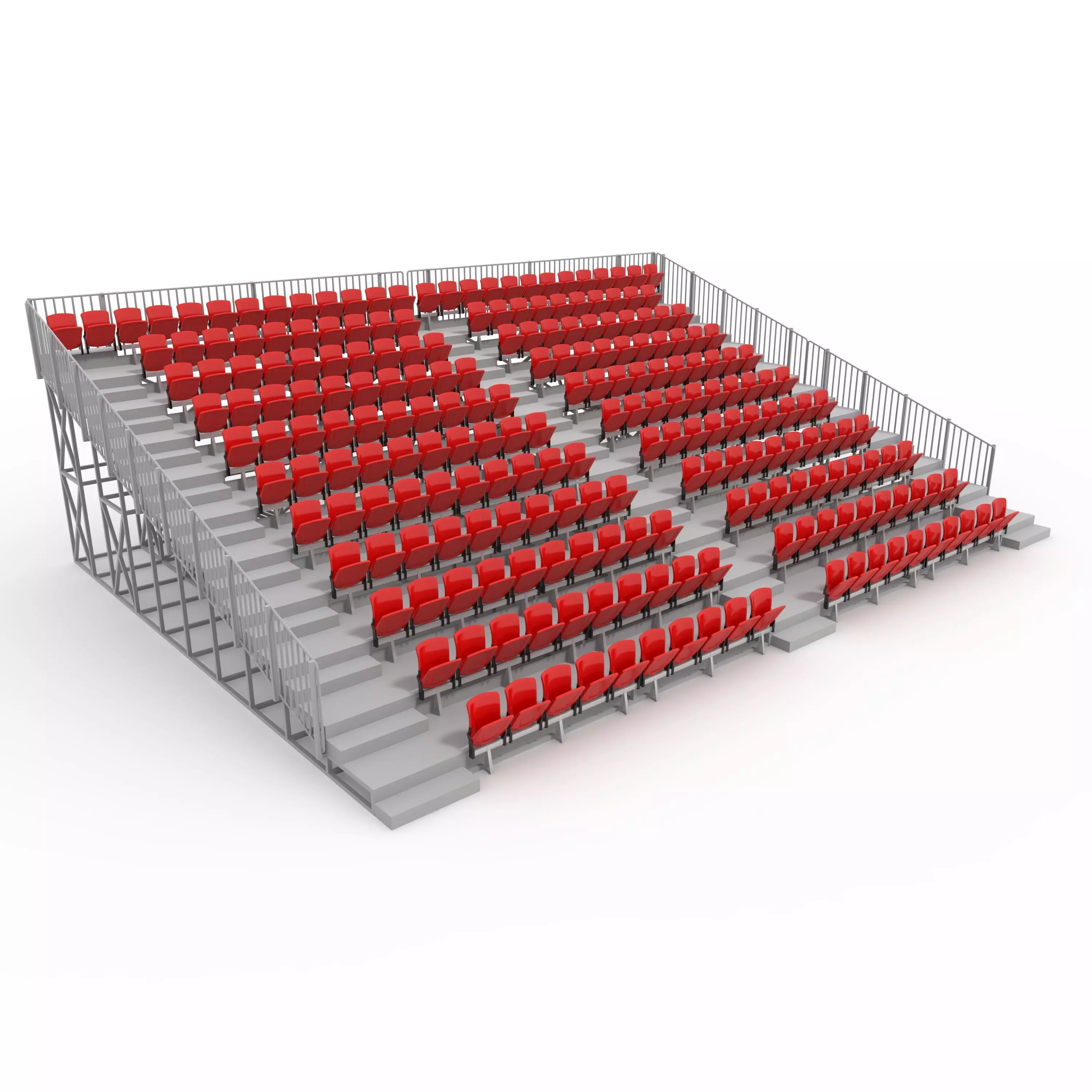 Bleachers 35 3D model_0