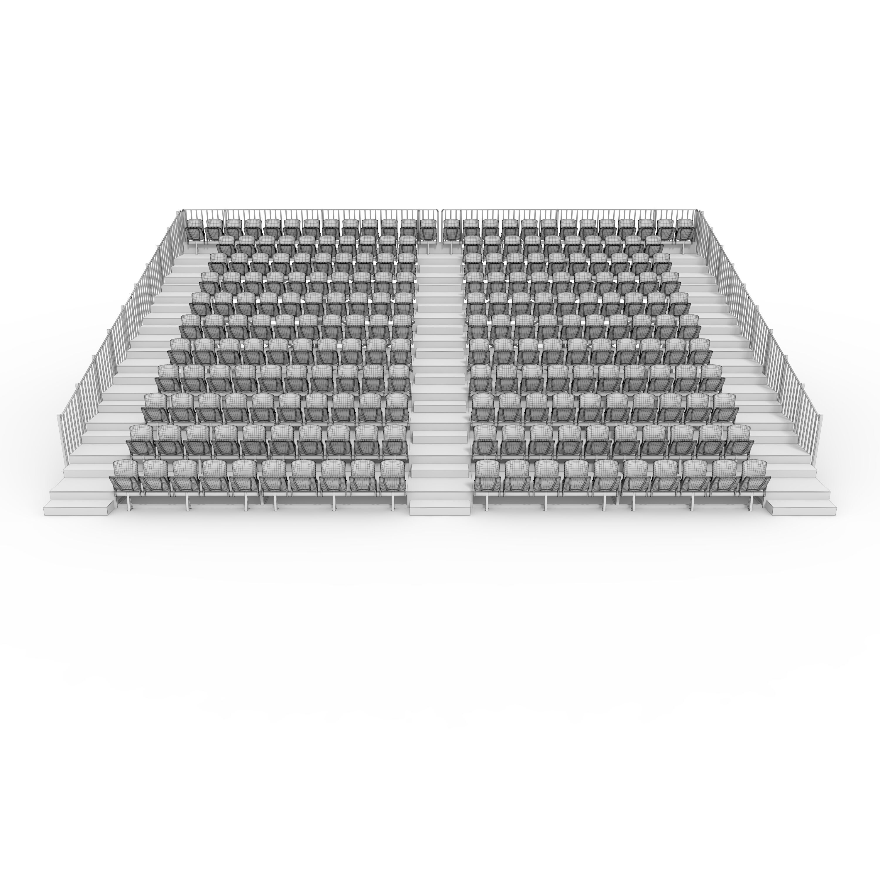 Bleachers 35 3D model_3