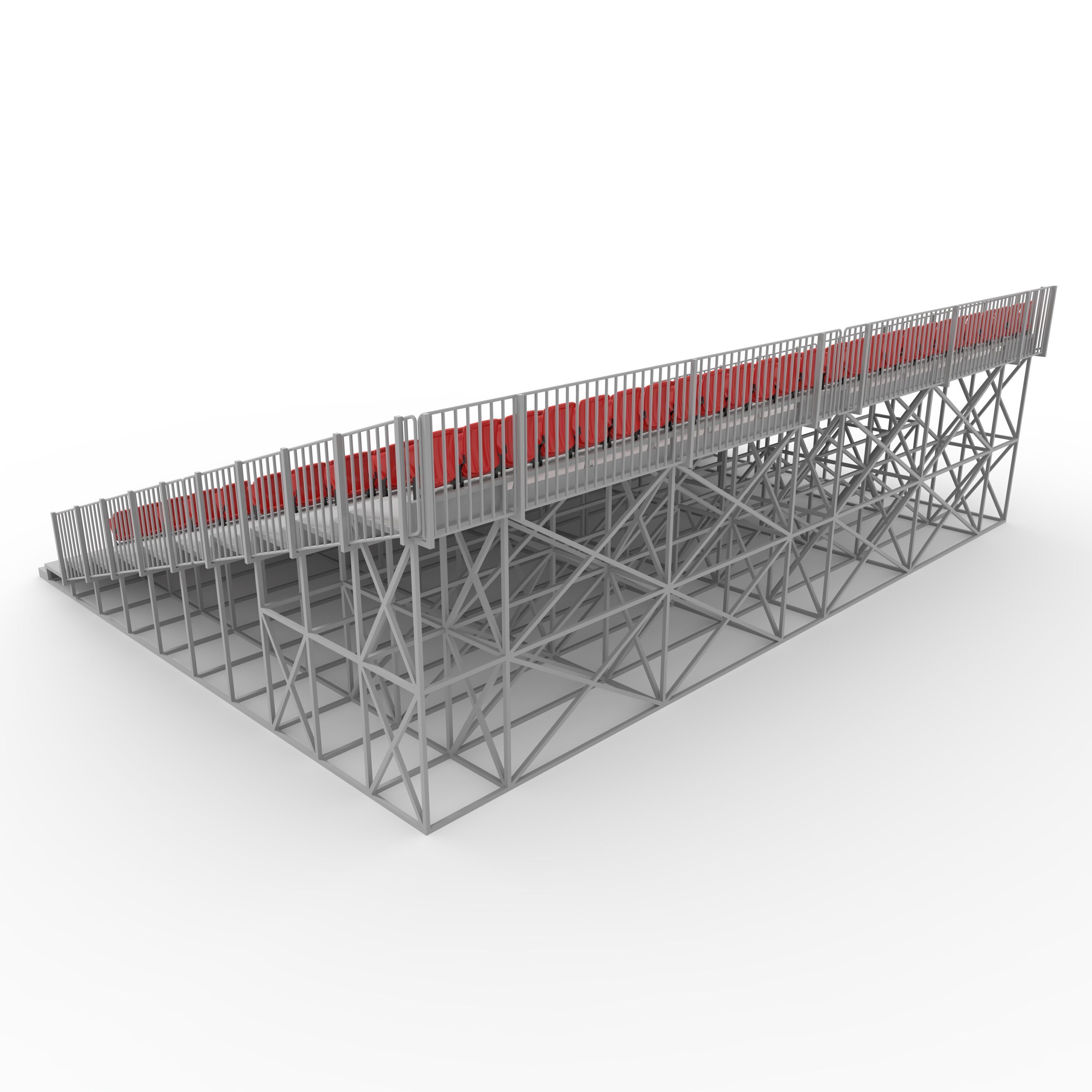 Bleachers 35 3D model_6
