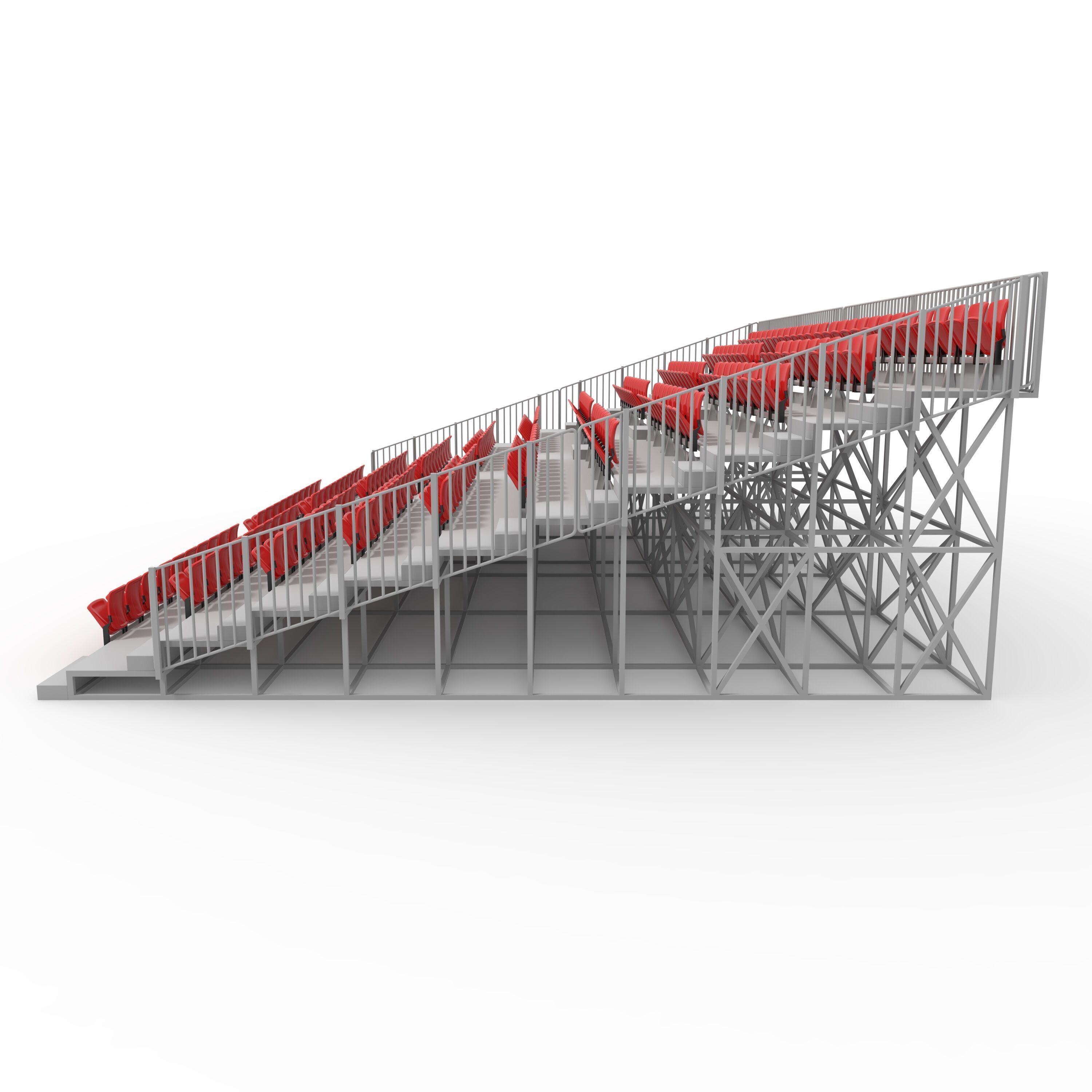 Bleachers 35 3D model_12
