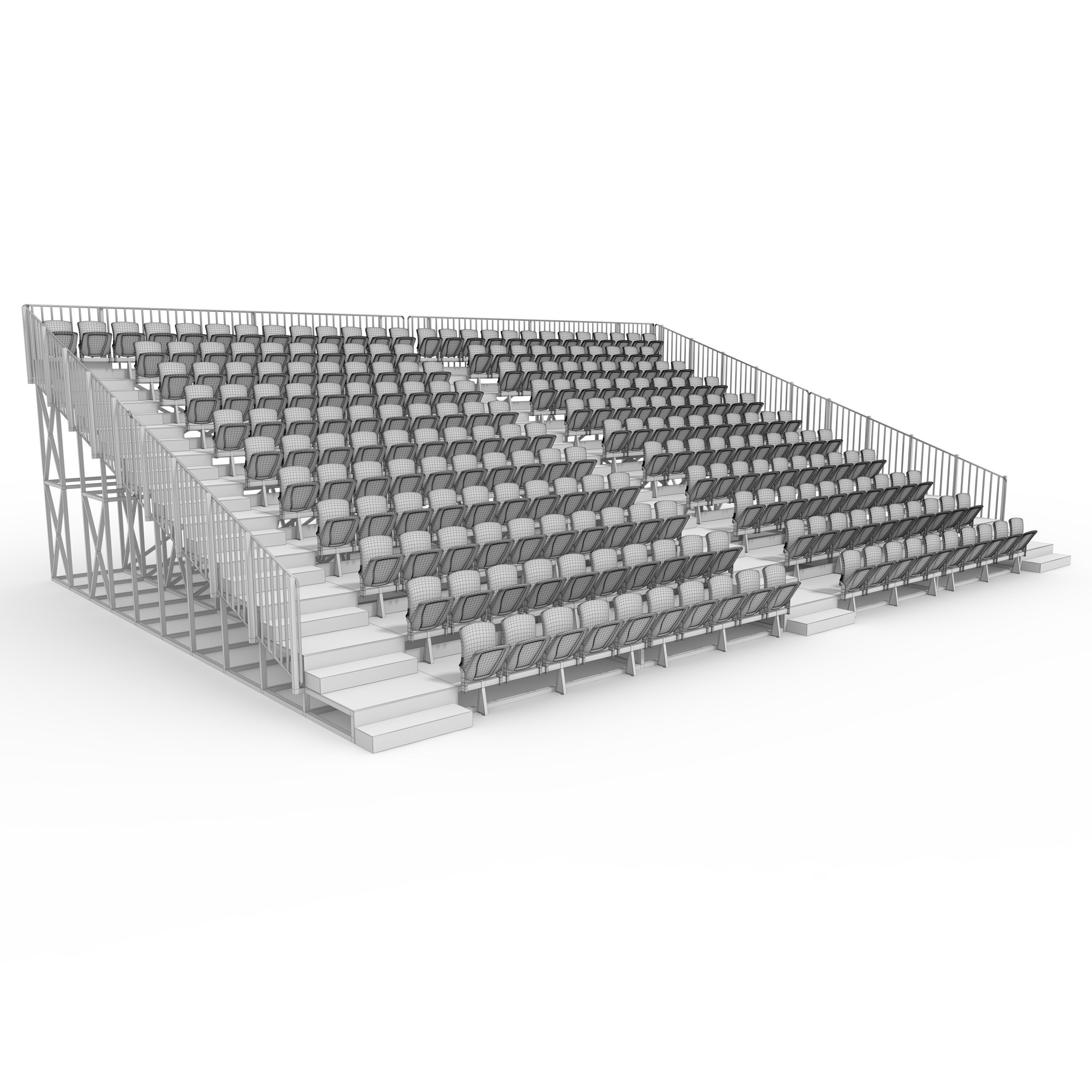 Bleachers 35 3D model_9