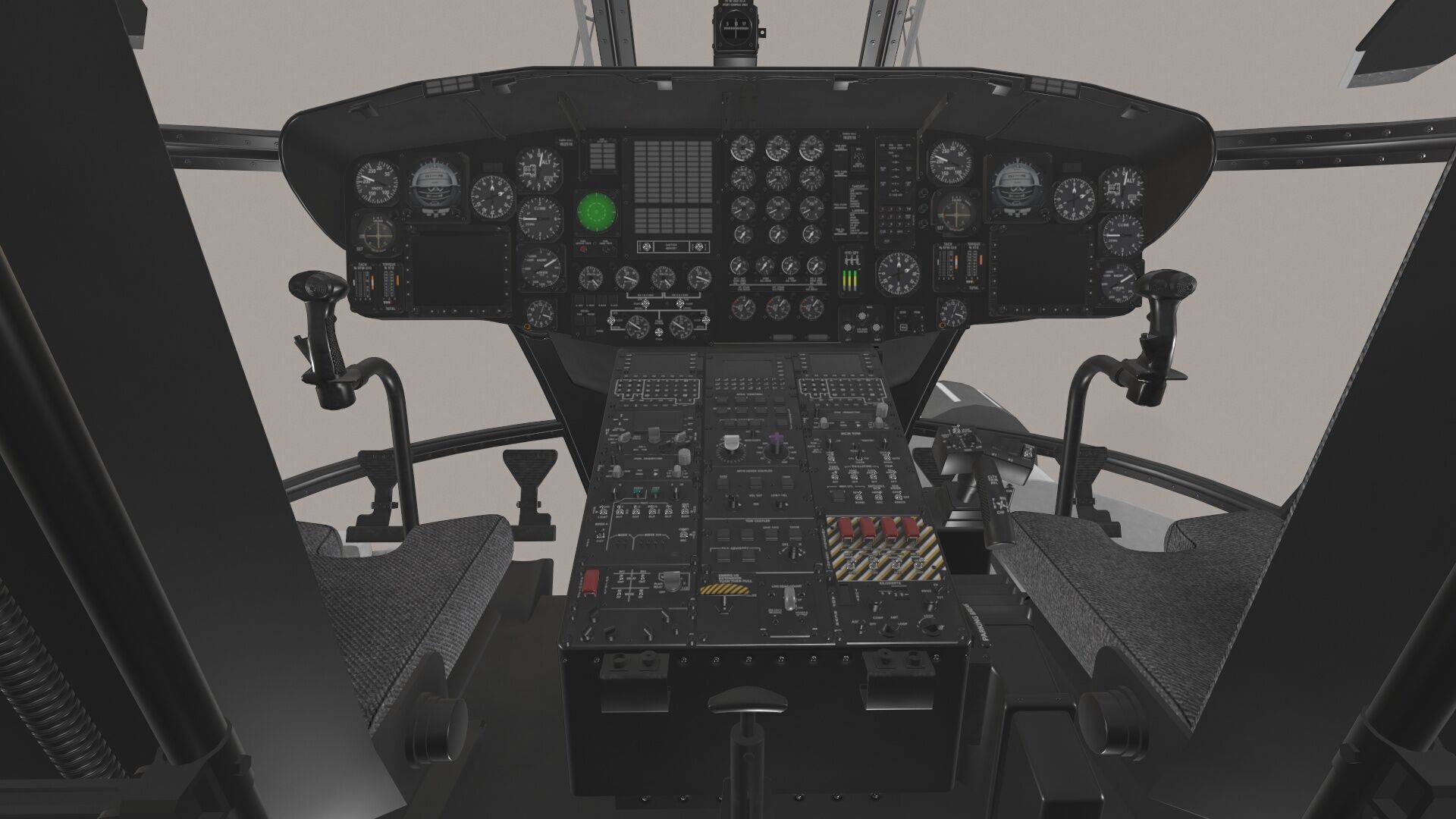 MH-53E Sea Dragon JMSDF Low-poly 3D model_31